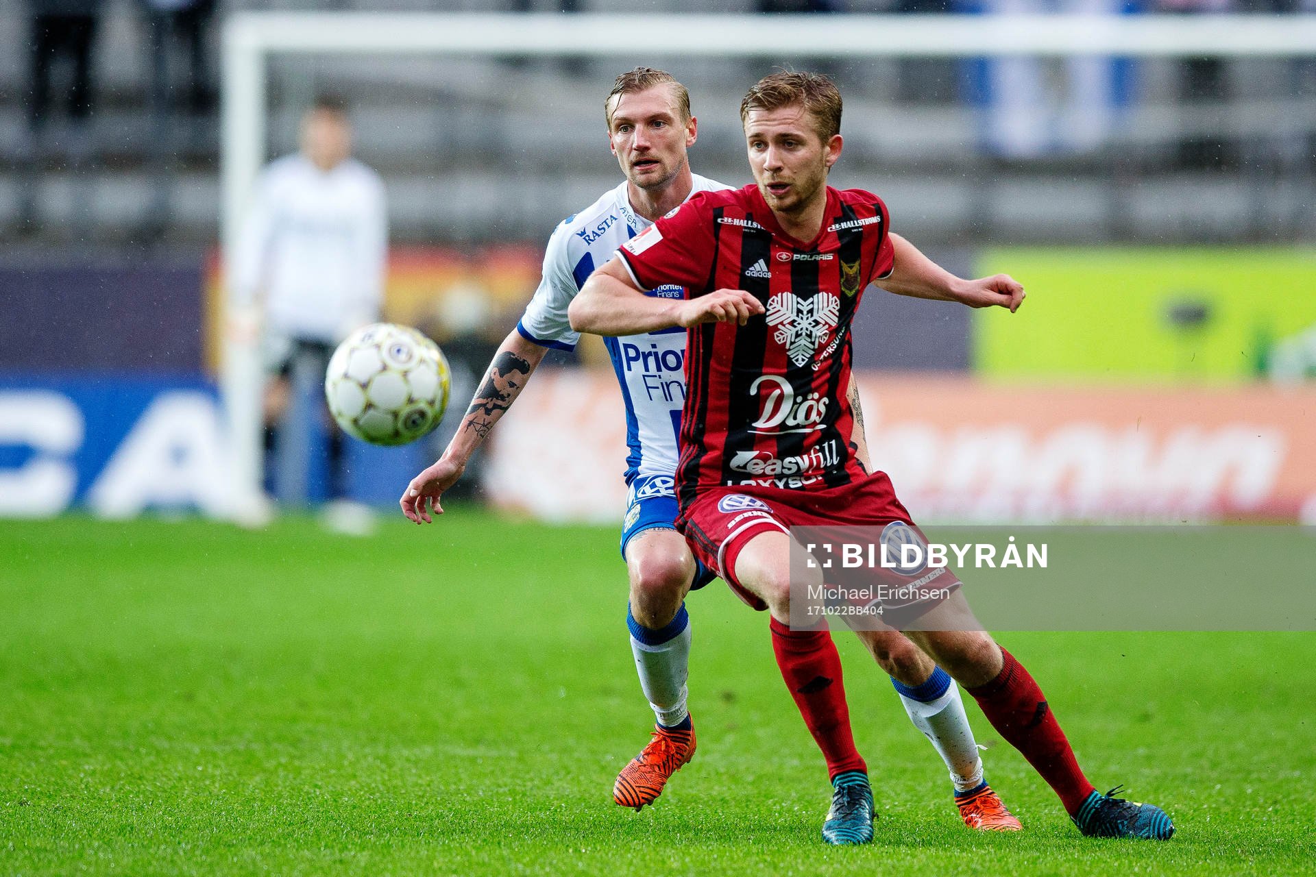 IFK Göteborgs Sebastian Eriksson och Östersunds Ludvig