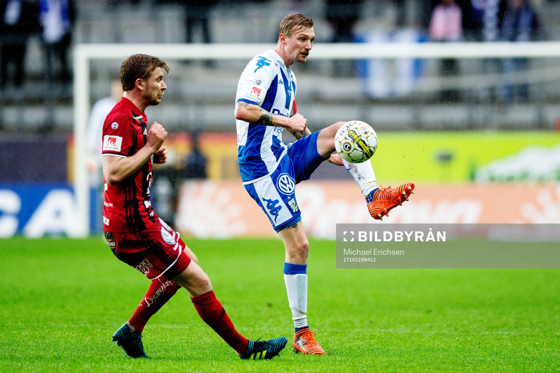 Östersunds Ludvig Fritzon och IFK Göteborgs Sebastian