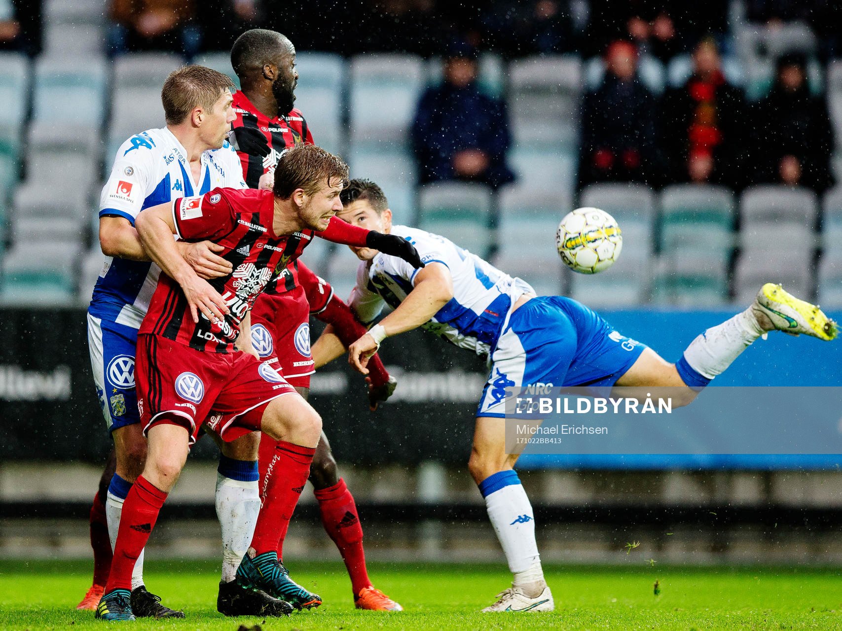 IFK Göteborgs Mikael Boman och David Boo Wiklander mot
