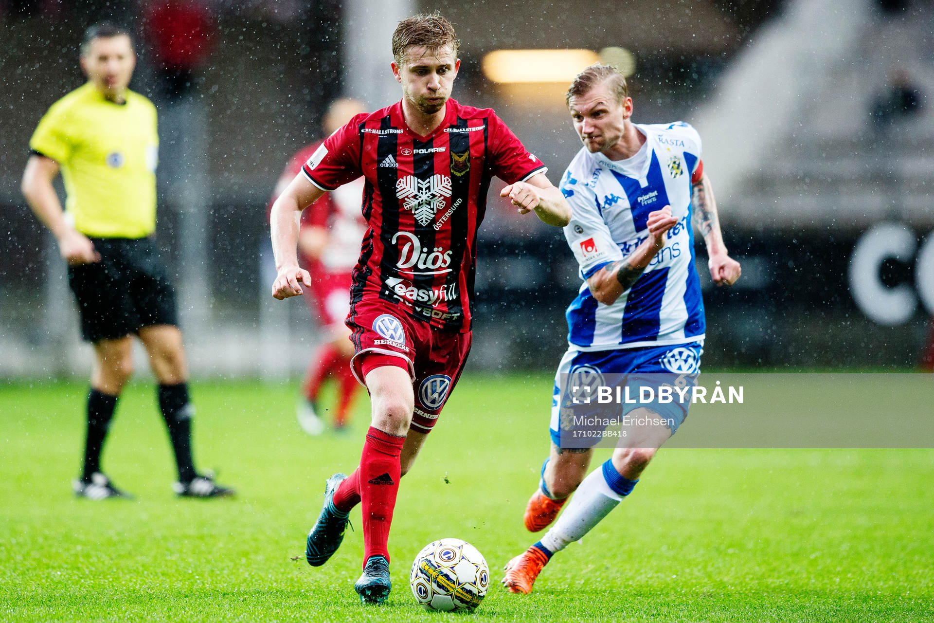 Östersunds Ludvig Fritzon och IFK Göteborgs Sebastian