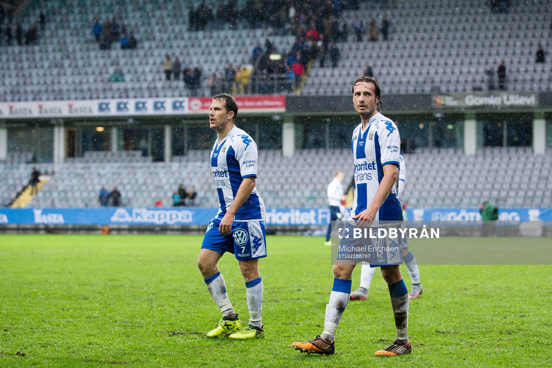 IFK Göteborgs Tobias Hysén och Mikkel Diskerud deppar