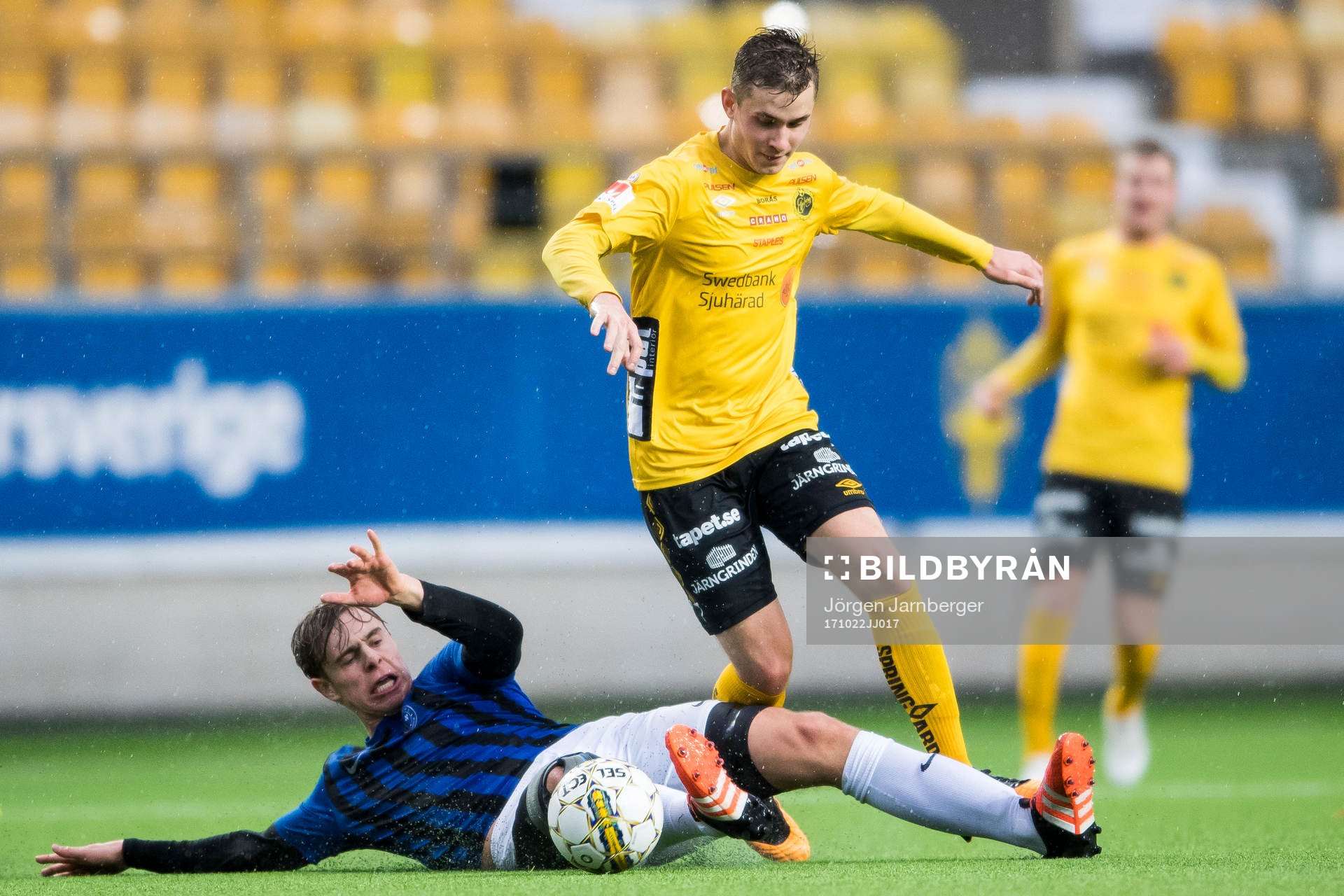 Elfsborgs Filip Varenhed och Täbys Zacharias Ljungström