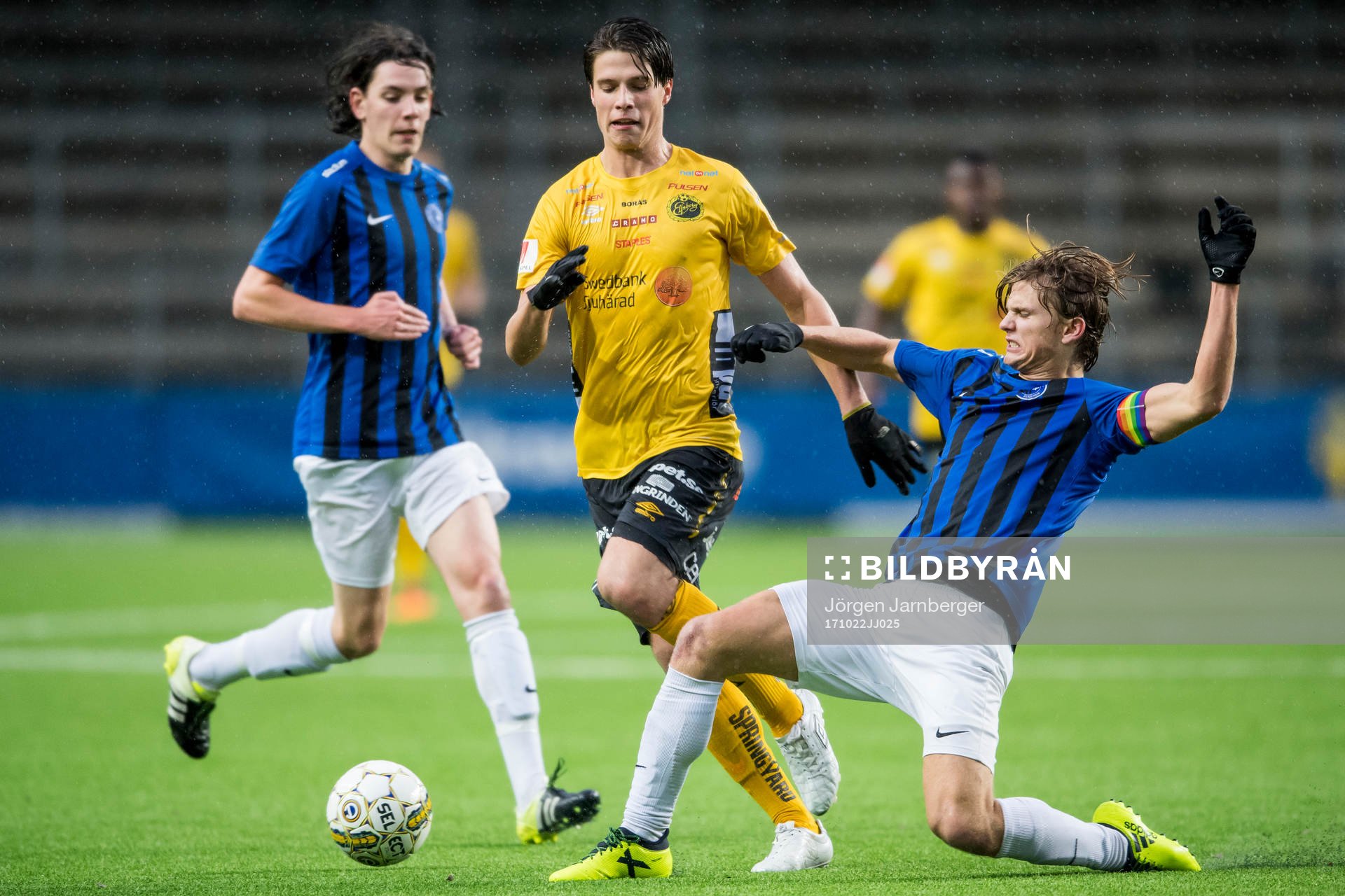 Elfsborgs Joakim Engström och Täbys Joel Hansen