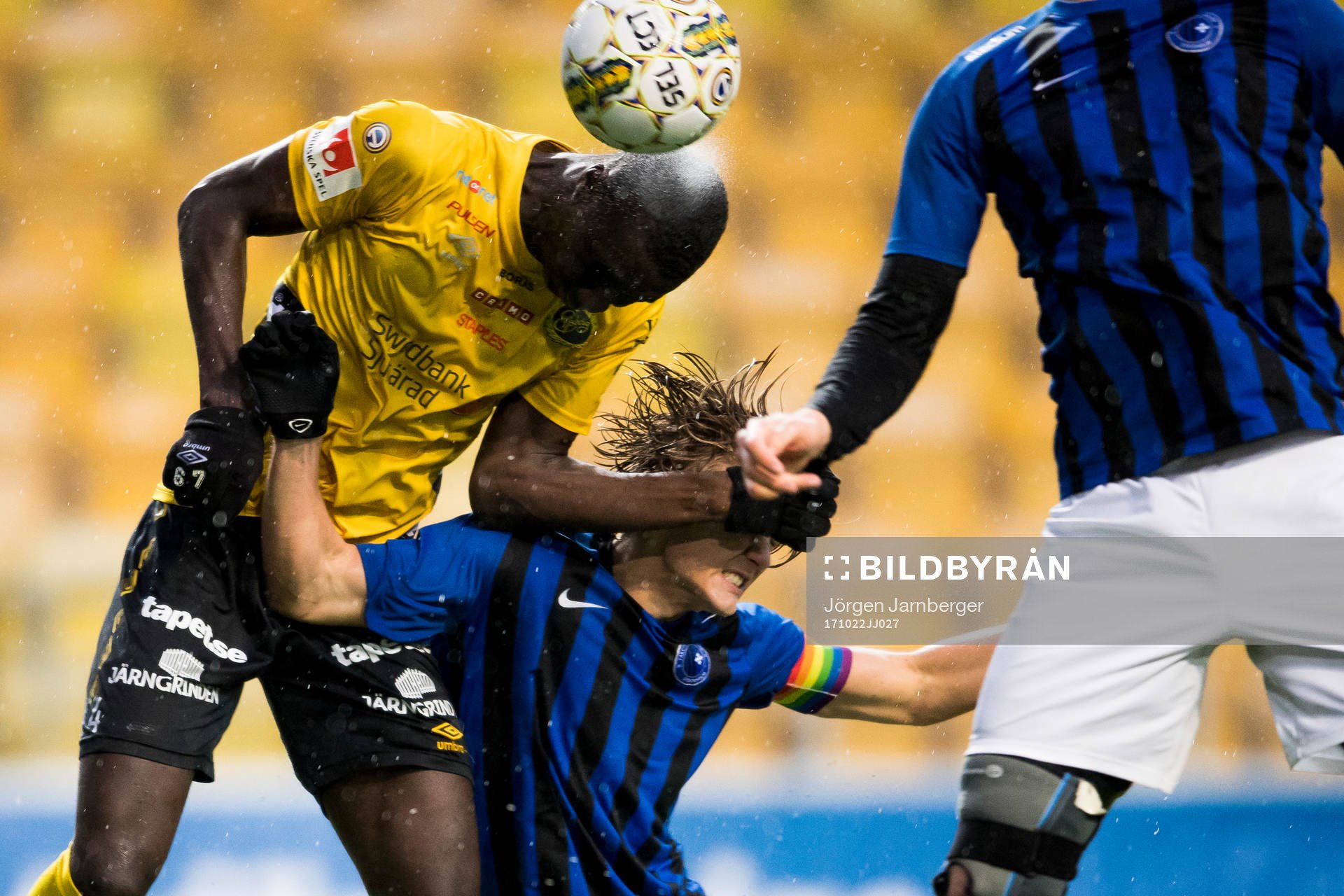 uElfsborgs Marokhy Ndione och Täbys Elias Hauptmann