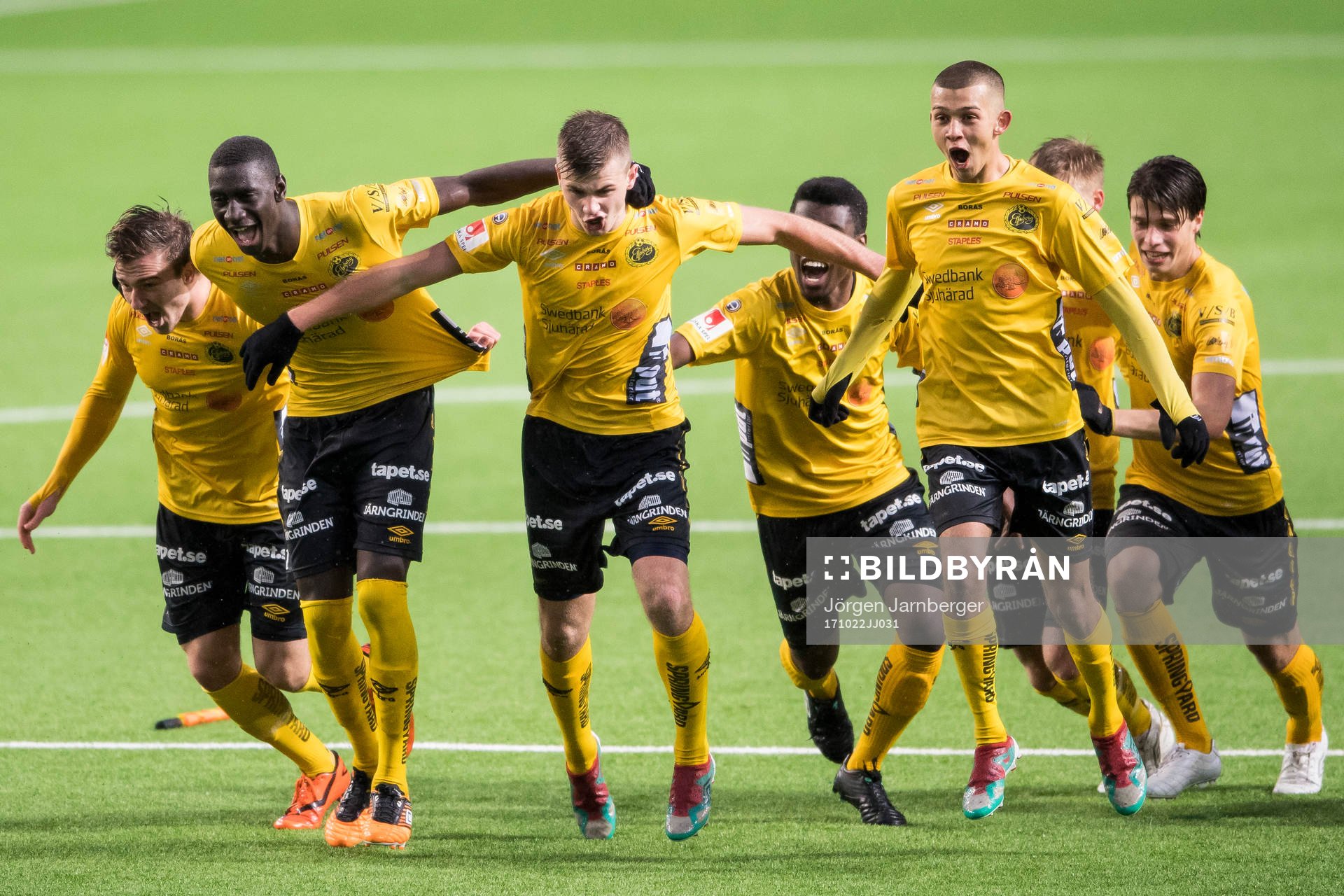 Elfsborgs spelare jublar