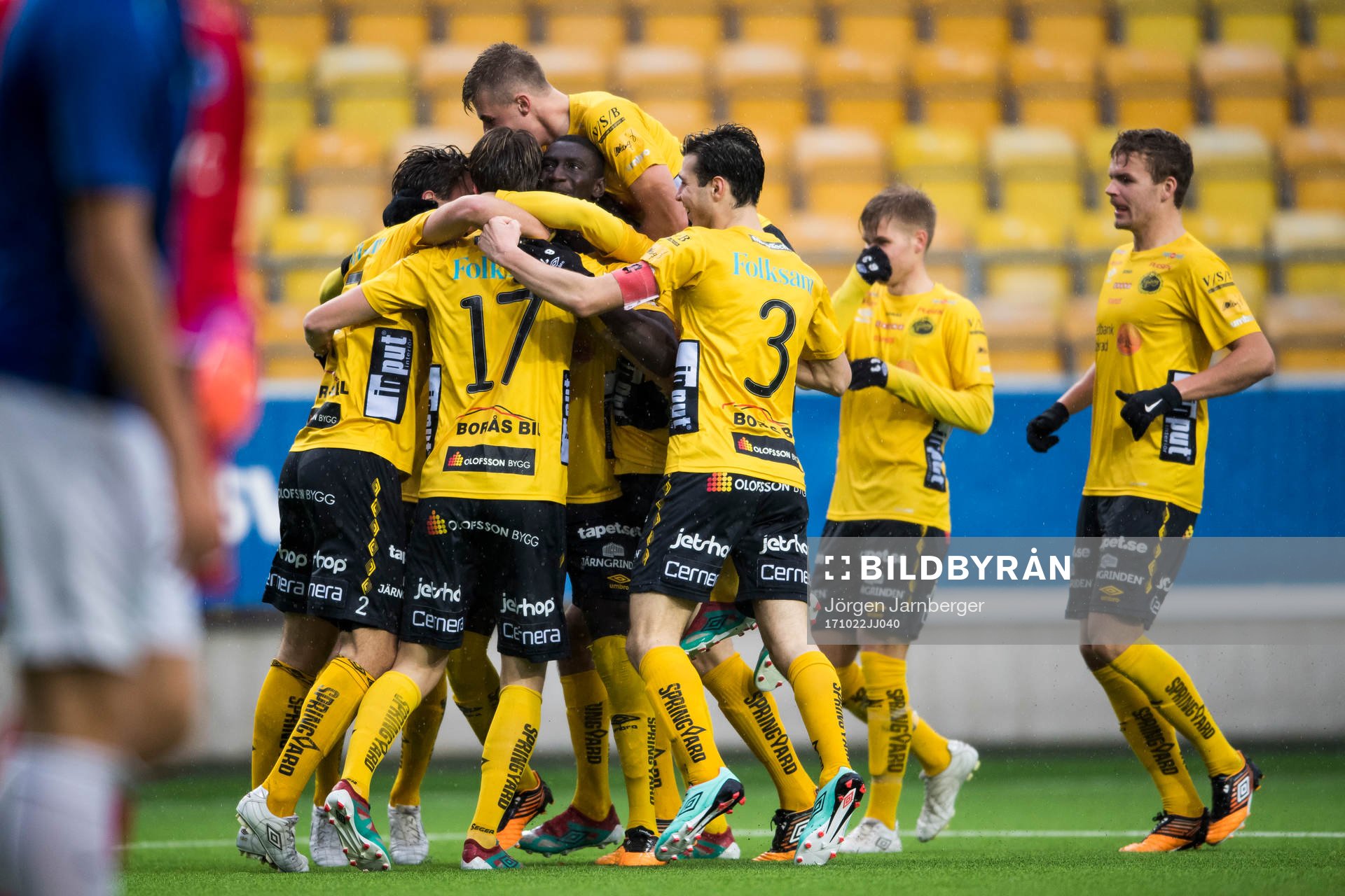 Elfsborgs spelare jublar