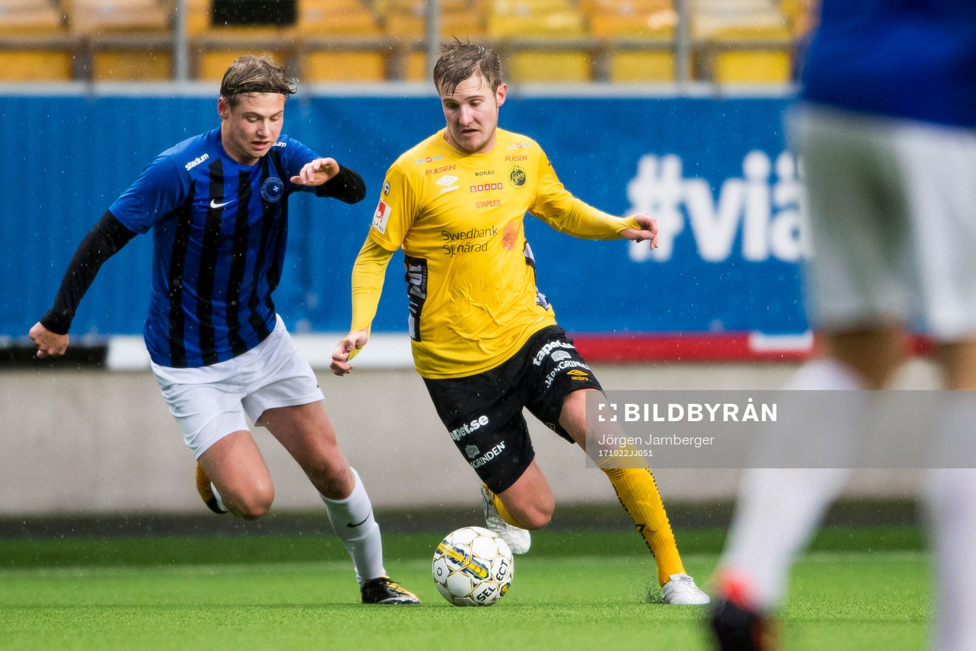 Elfsborgs Johan Andersson och Täbys Simon Sultan