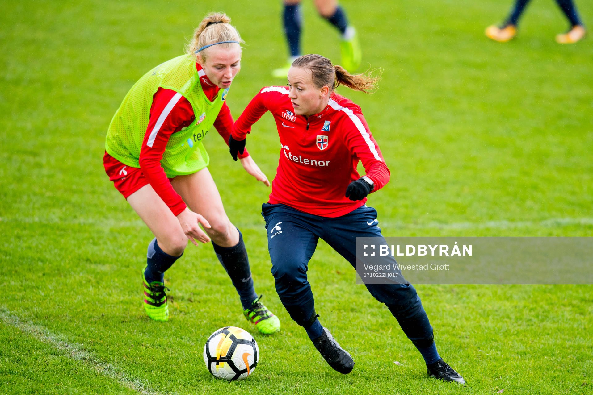 Ina Gausdal and Kristine Minde of Norway