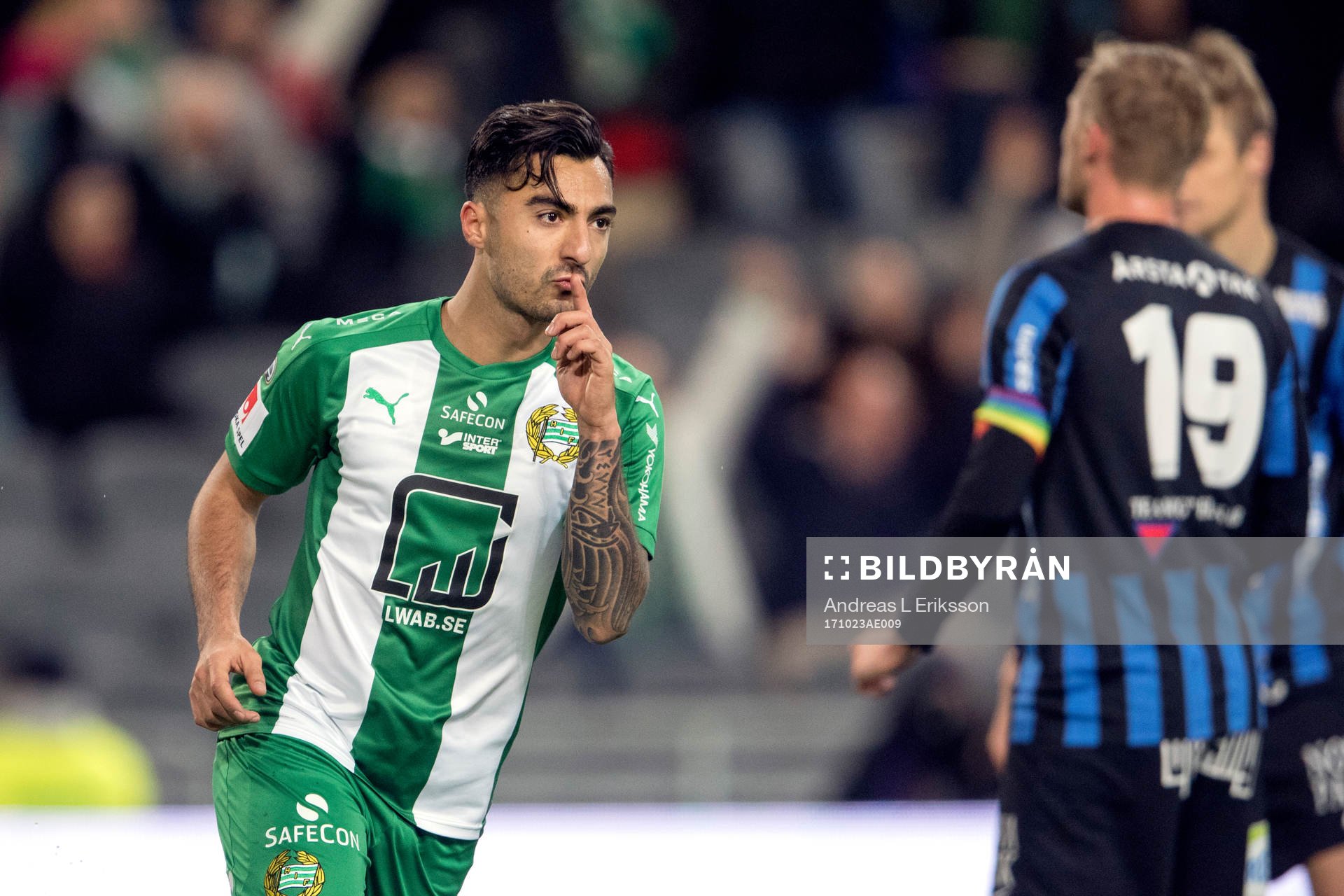 Hammarbys Jiloan Hamad jublar