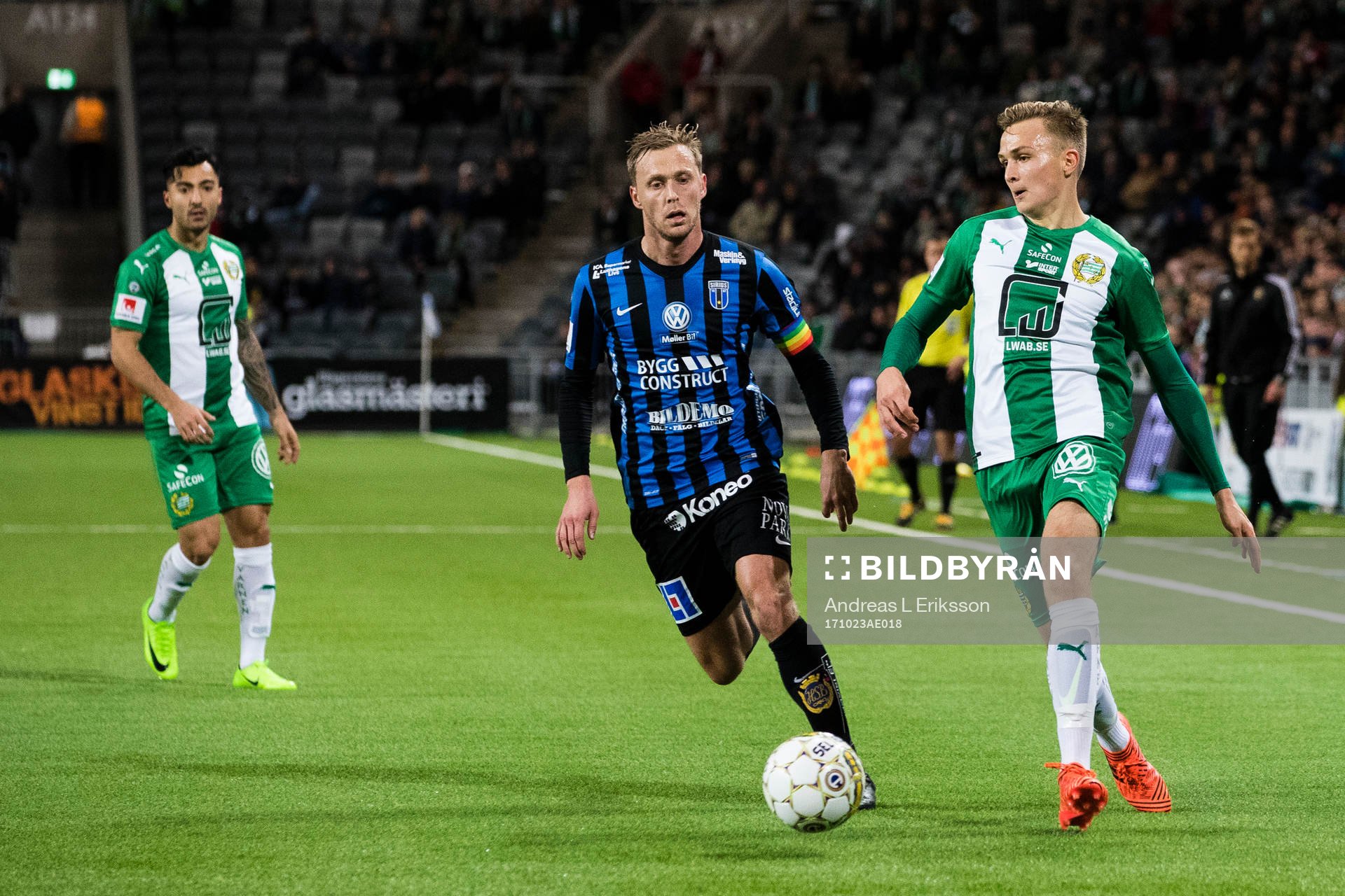 Sirius Christer Gustafsson och Hammarbys Oscar Krusnell