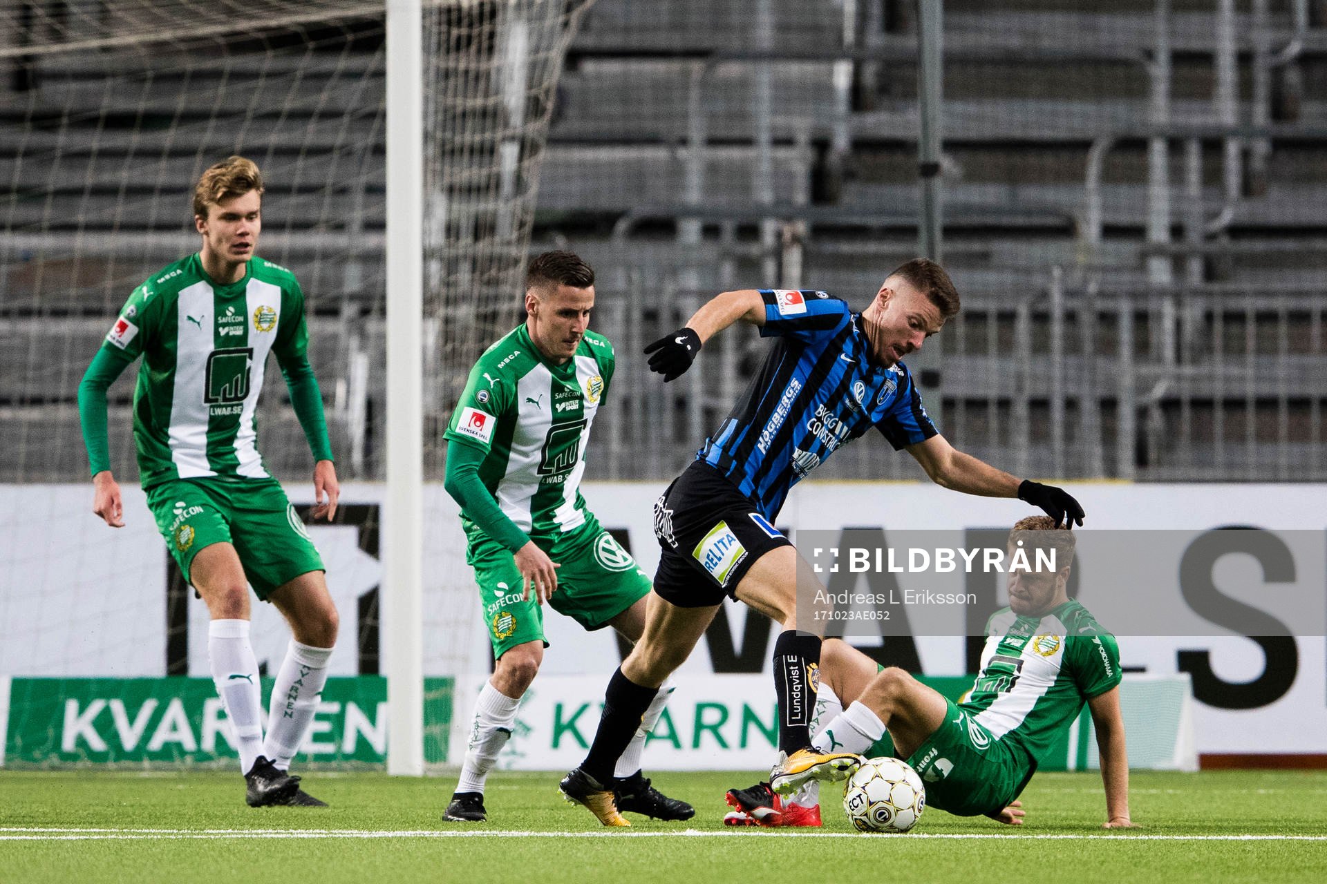 Sirius Shkodran Maholli utmanar Hammarbys Marcus Degerlund,