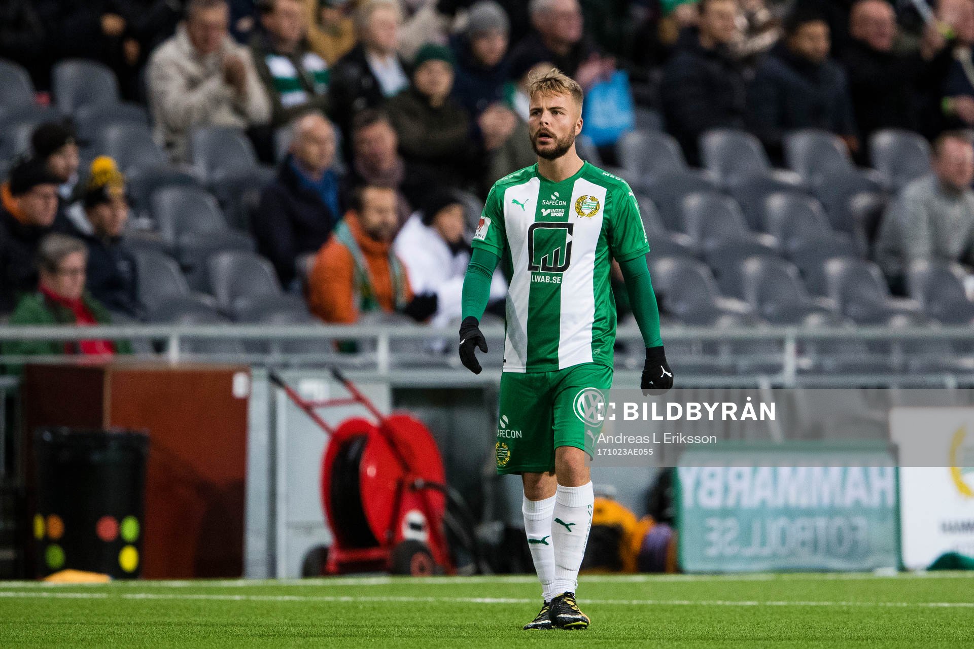Hammarbys Sander Svendsen deppar