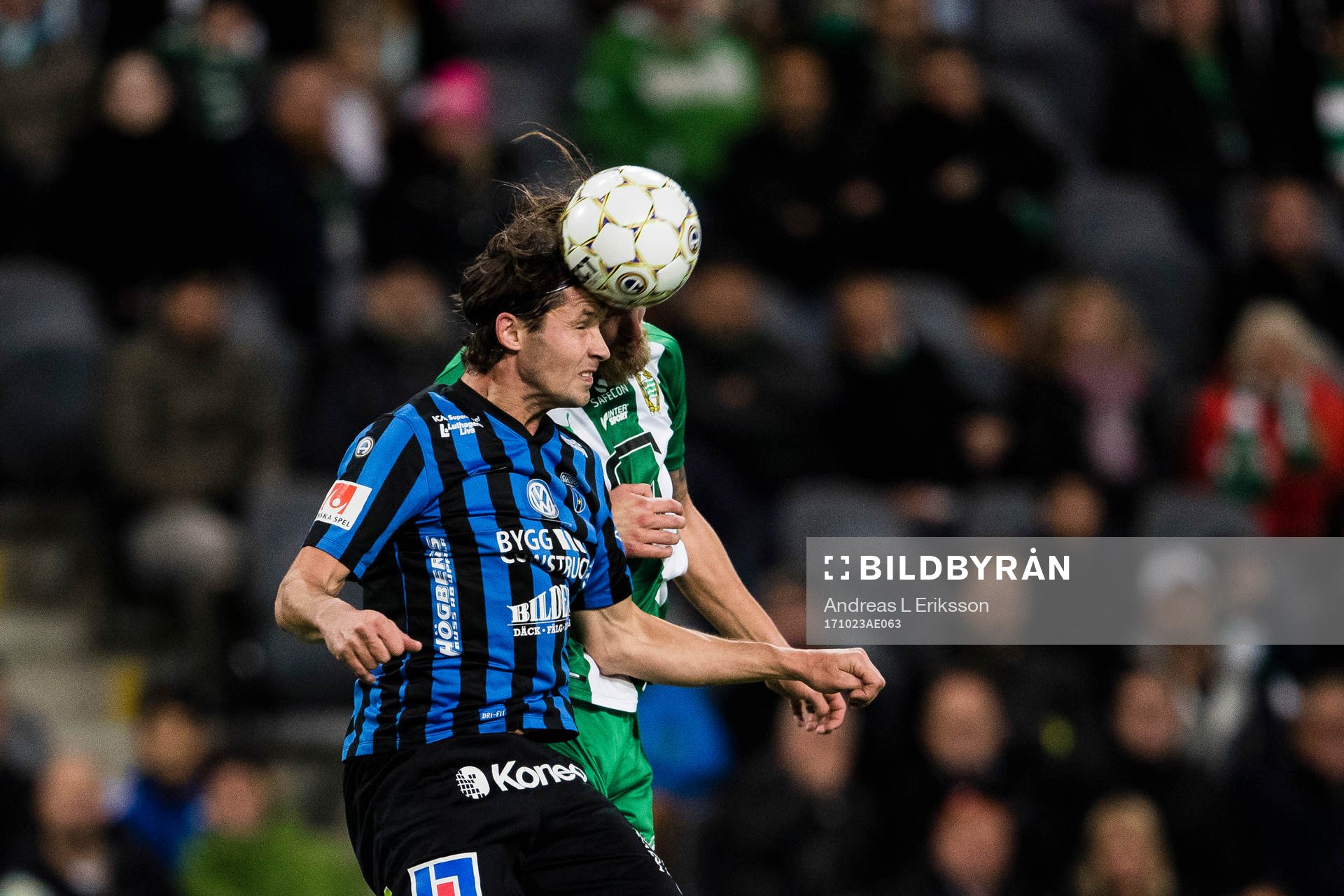 Sirius Philip Haglund i en nickduell med Hammarbys Björn