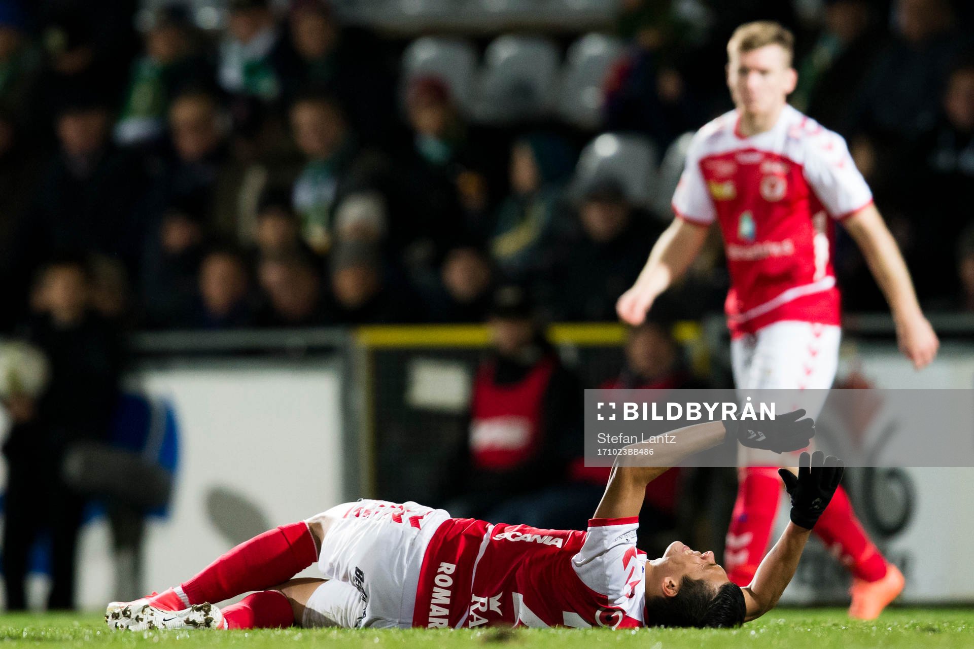 Kalmars Romário Pereira Sipião har ont
