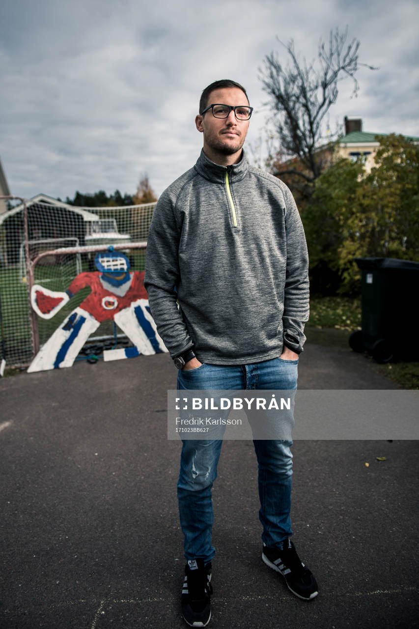 Ole-Kristian Tollefsen, fotograferad framför sonens