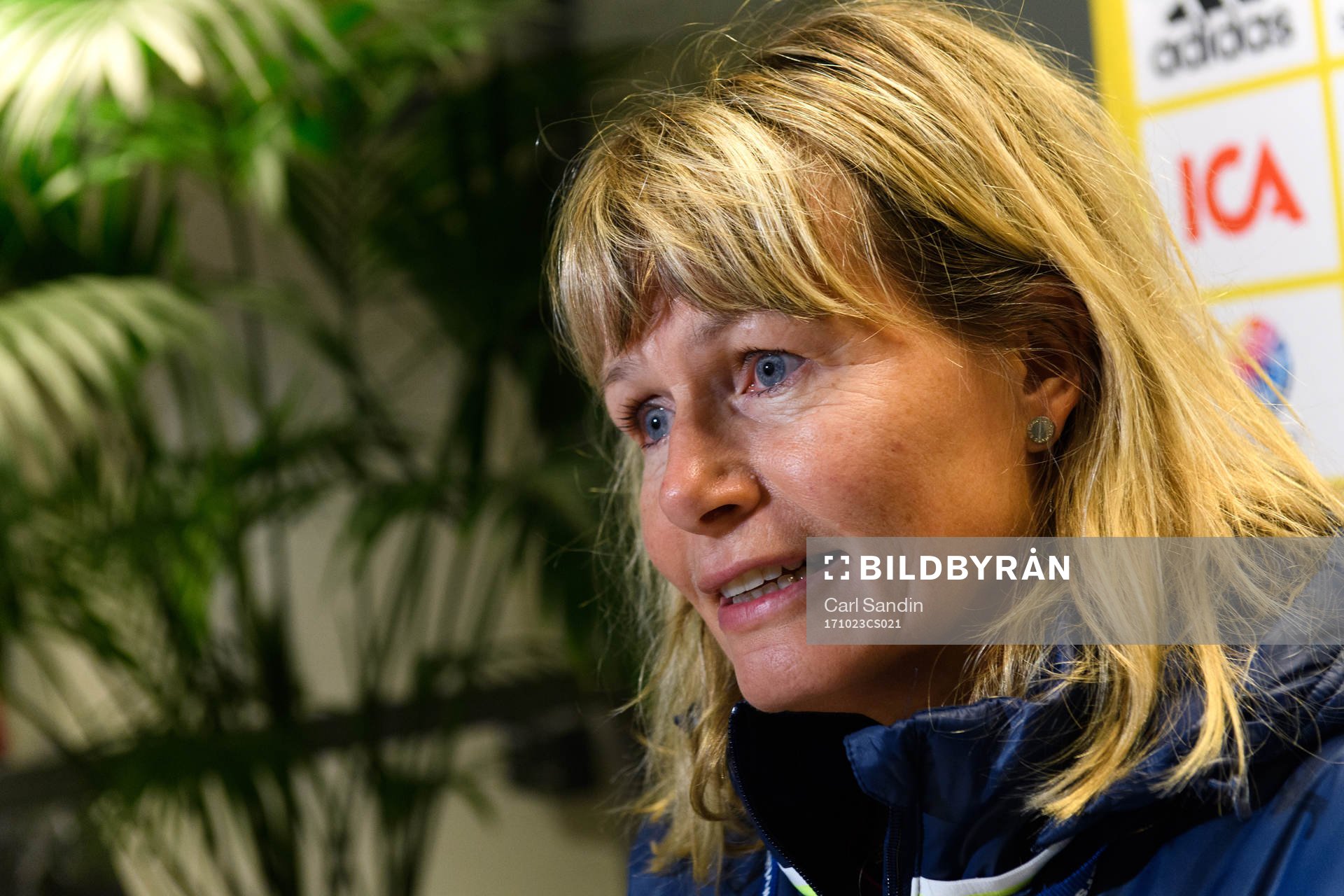 Yvonne Ekroth, svenska fotbollförbundets Ungern-spion,
