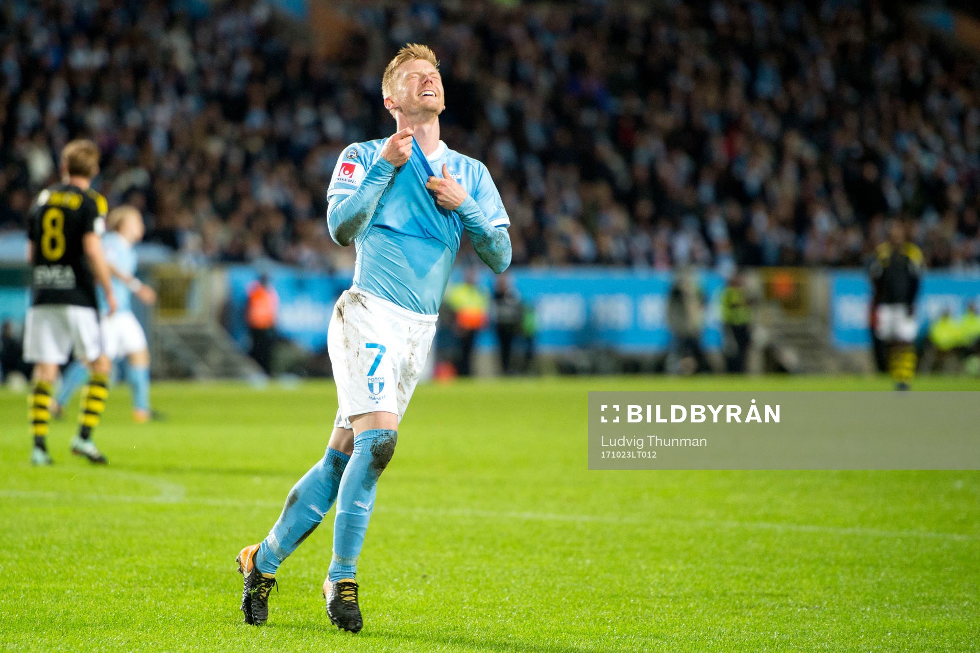 Malmö FFs Anders Christiansen deppar