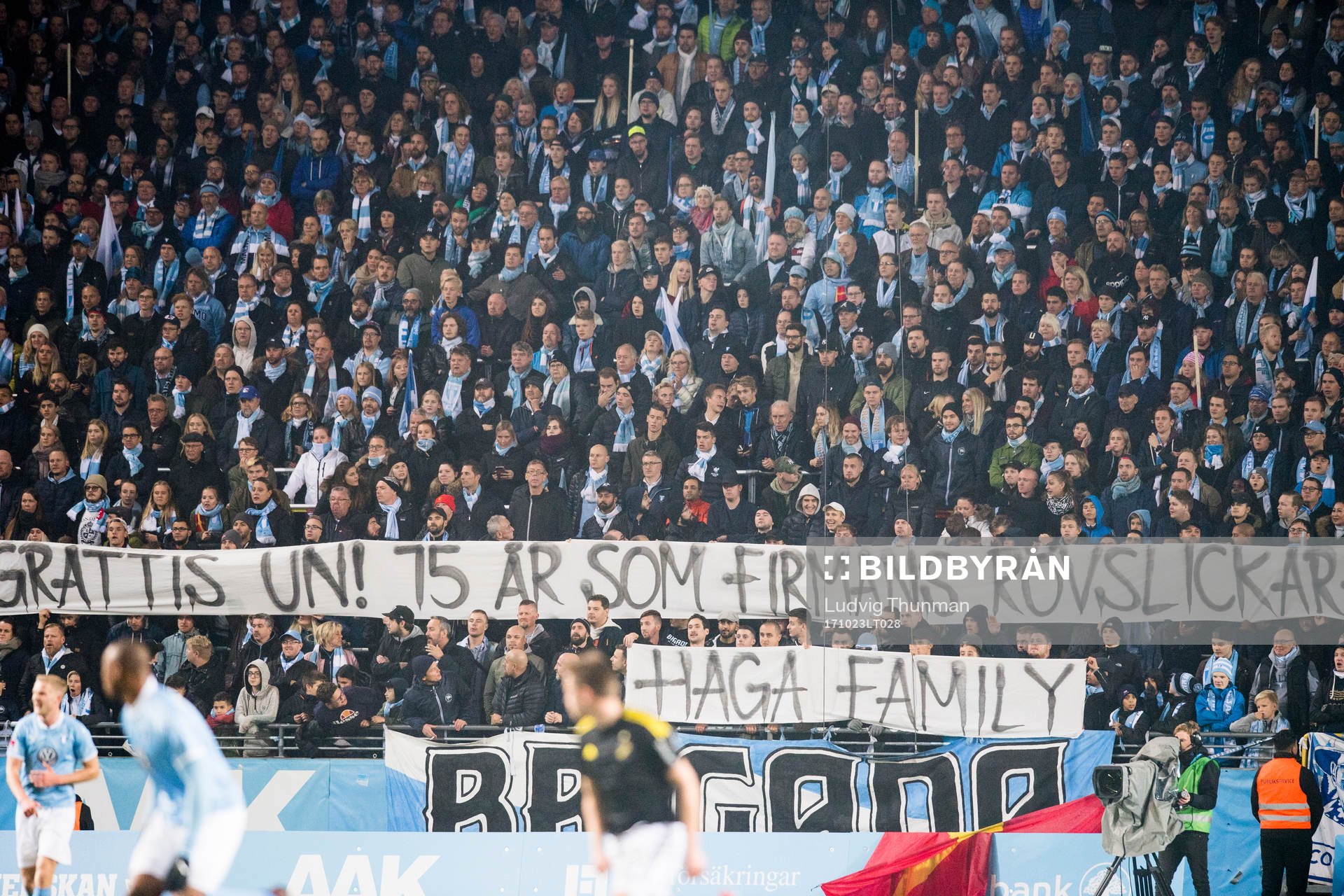 TIFO från Malmö FFs klack