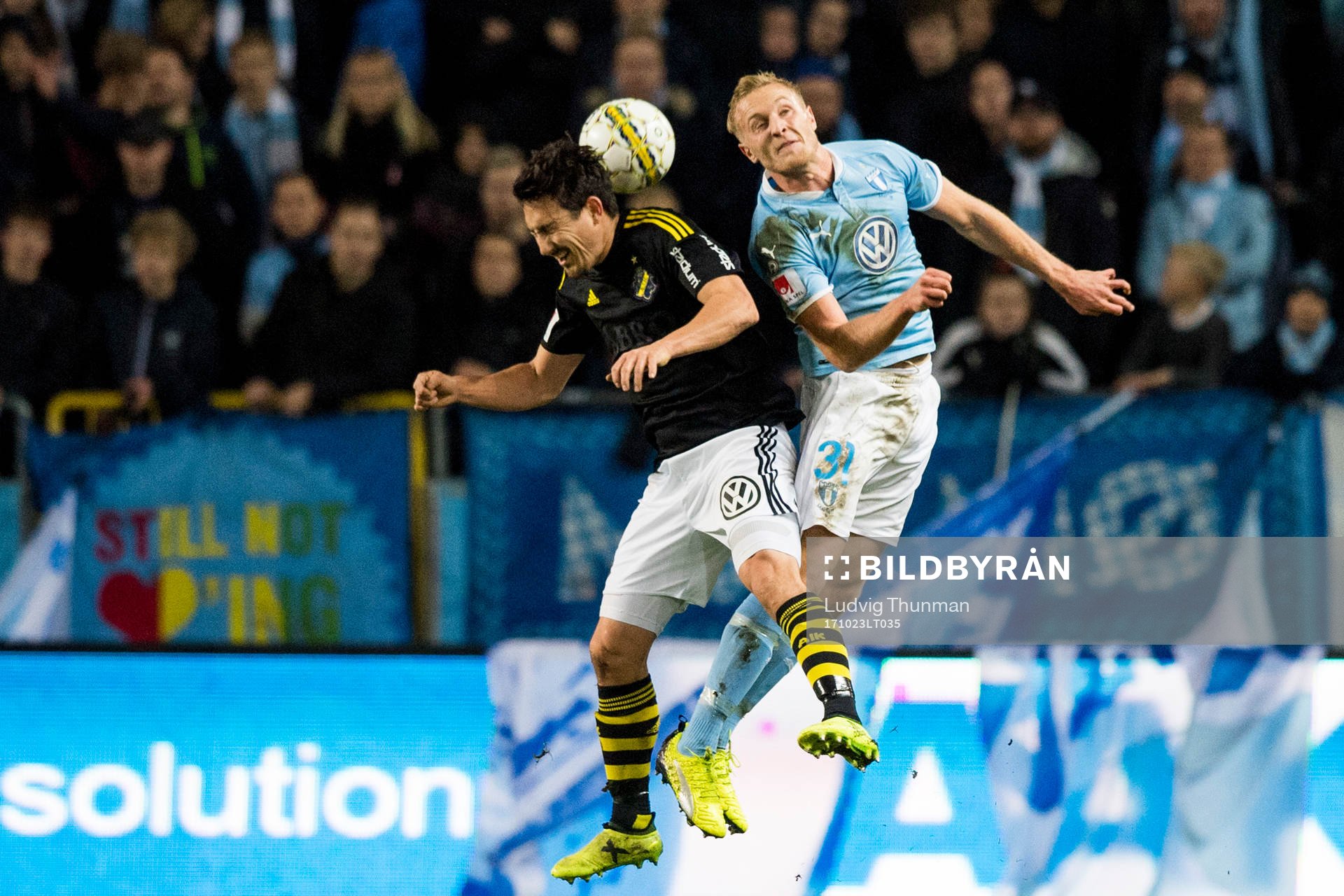 s Stefan Ishizaki och Malmö FFs Franz Brorsson