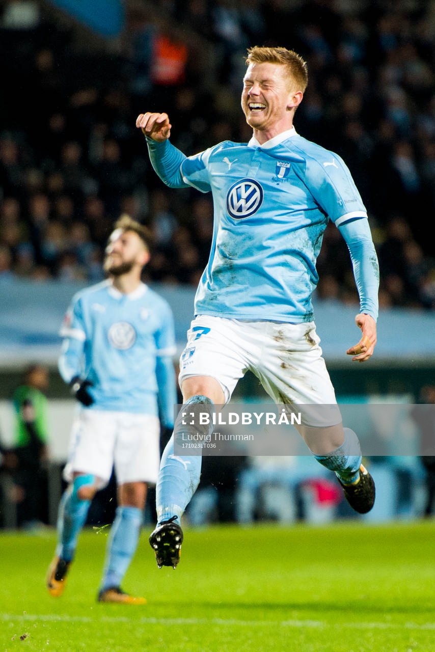 Malmö FFs Anders Christiansen reagerar