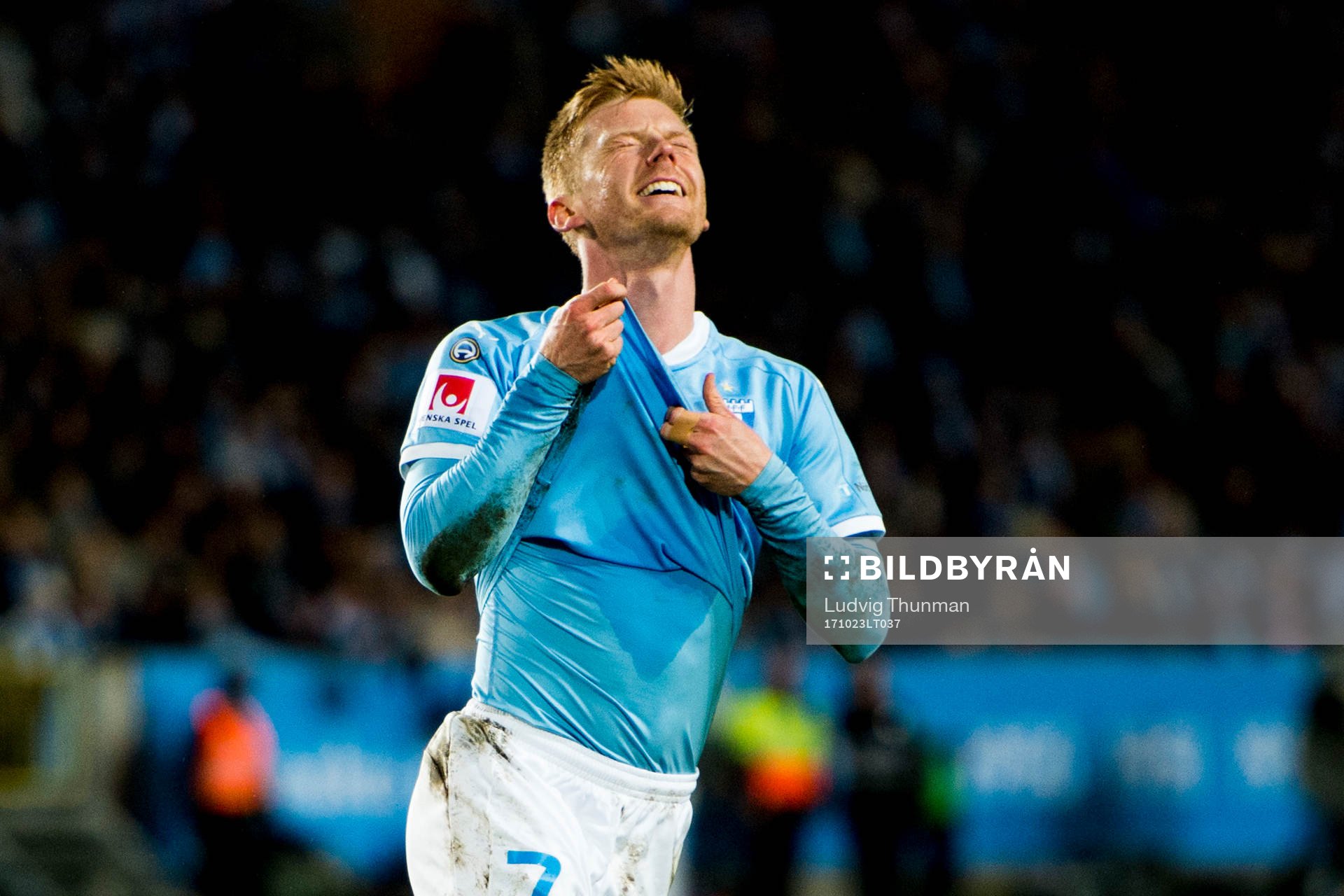 Malmö FFs Anders Christiansen deppar