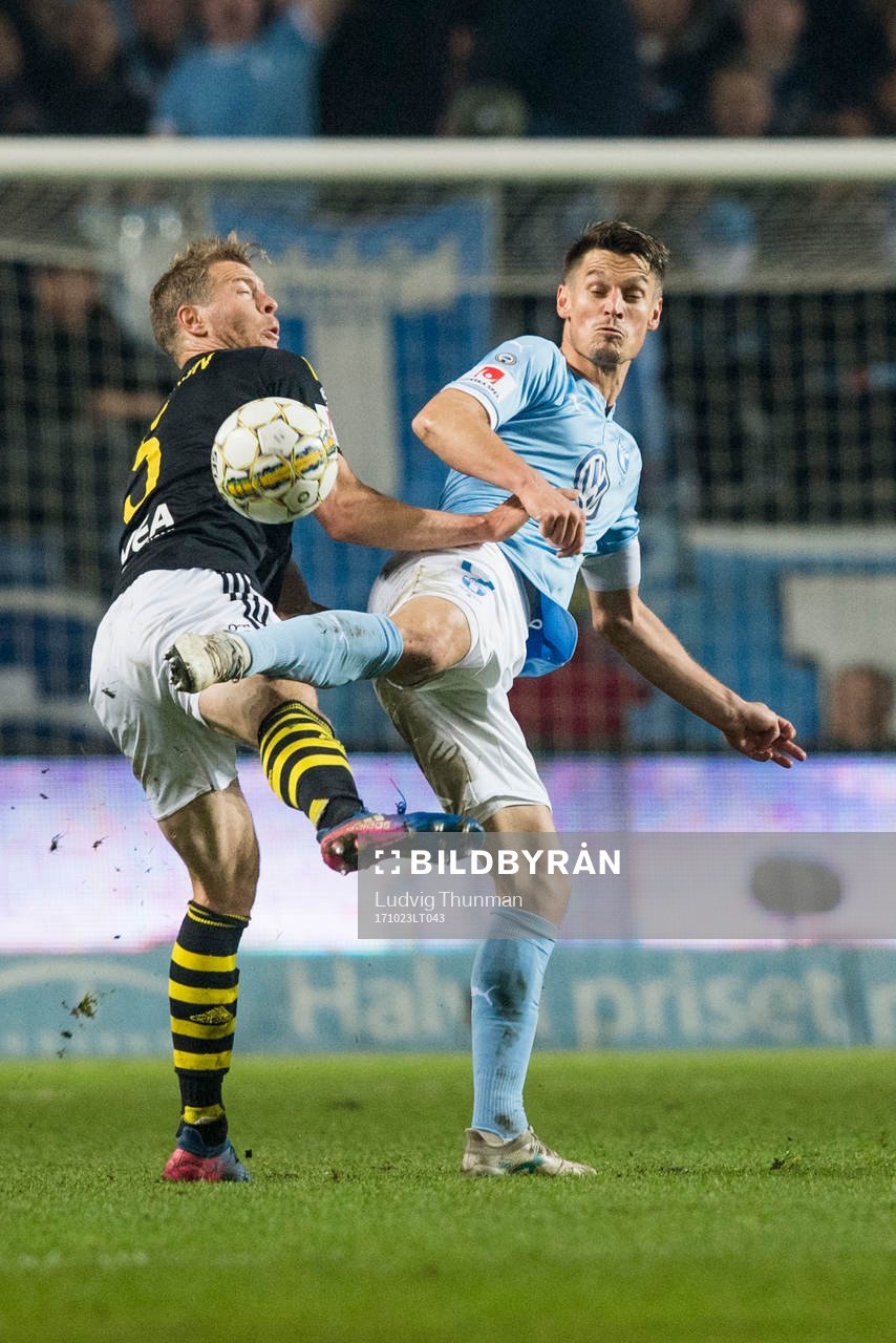 s Jesper Nyholm och Malmö FFs Markus Rosenberg