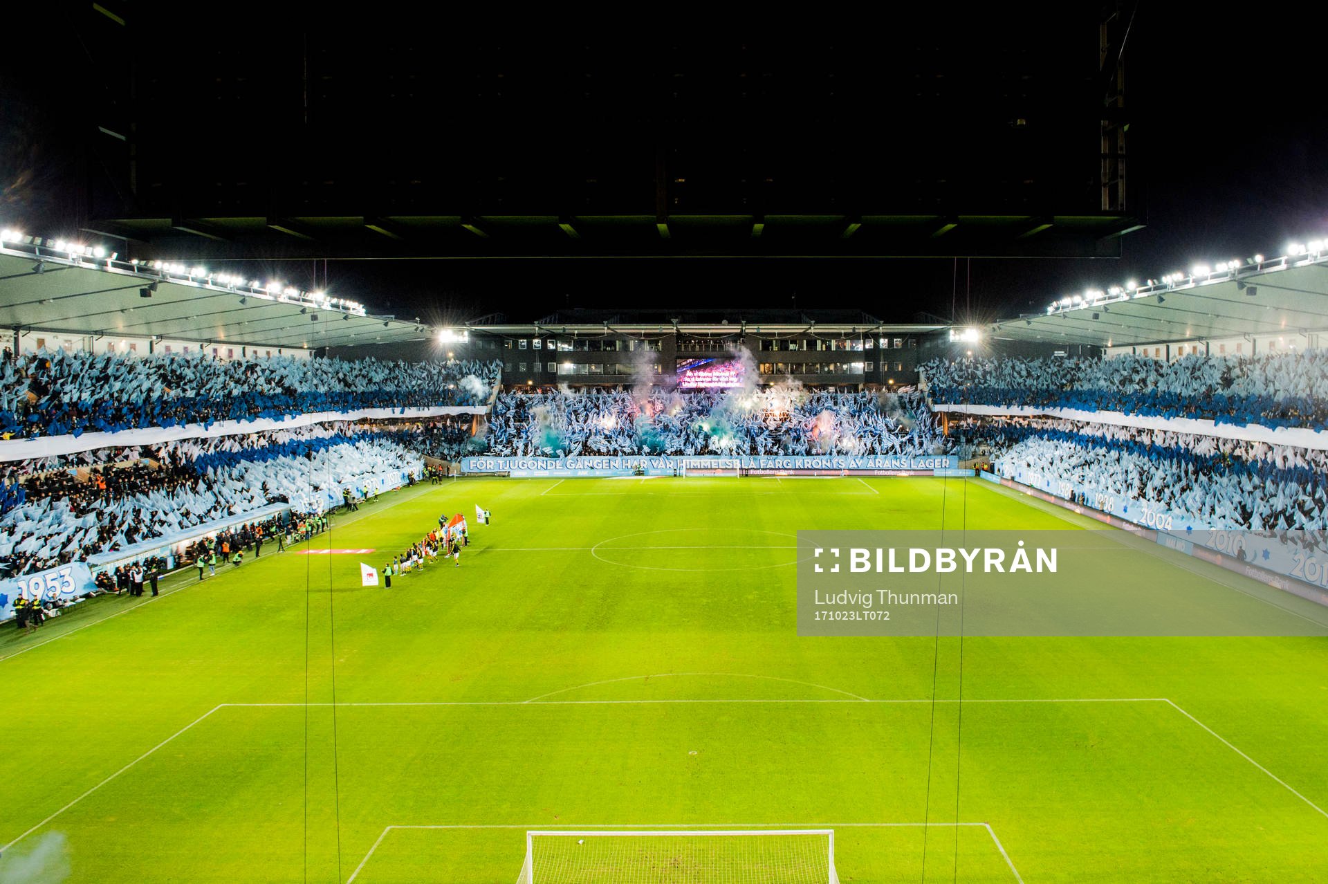 Interiör över Swedbank Stadion