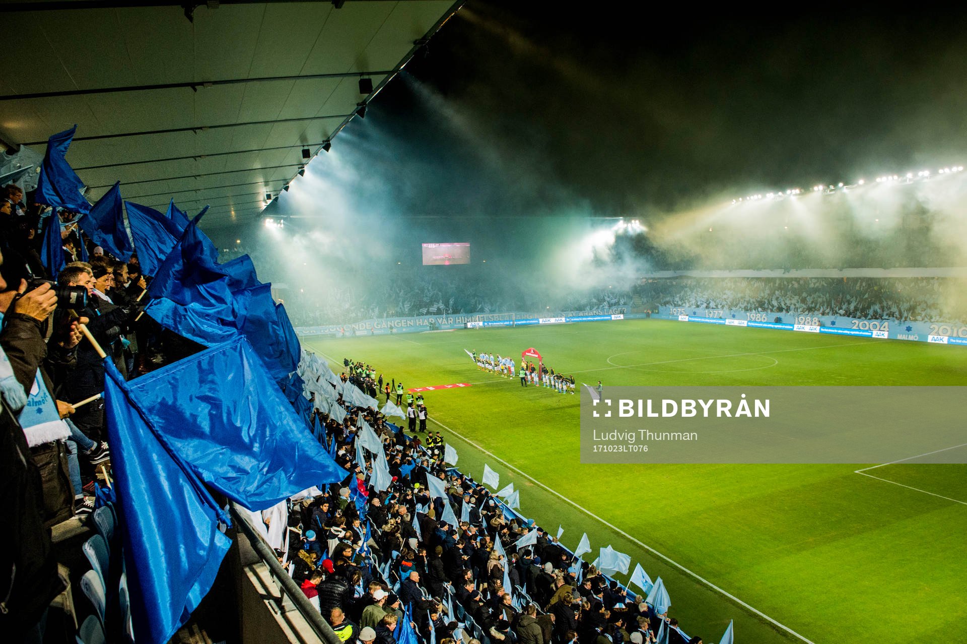 Interiör över Swedbank Stadion
