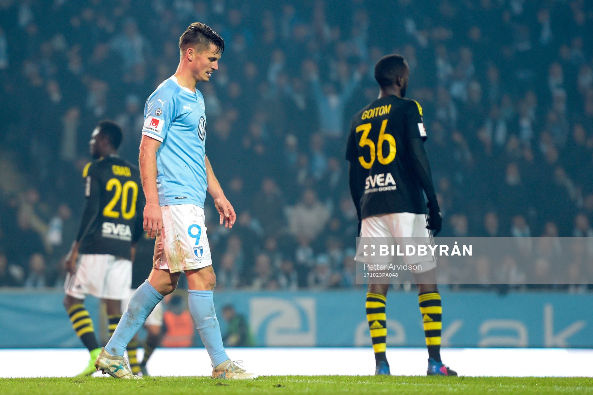 Malmö FFs Markus Rosenberg deppar