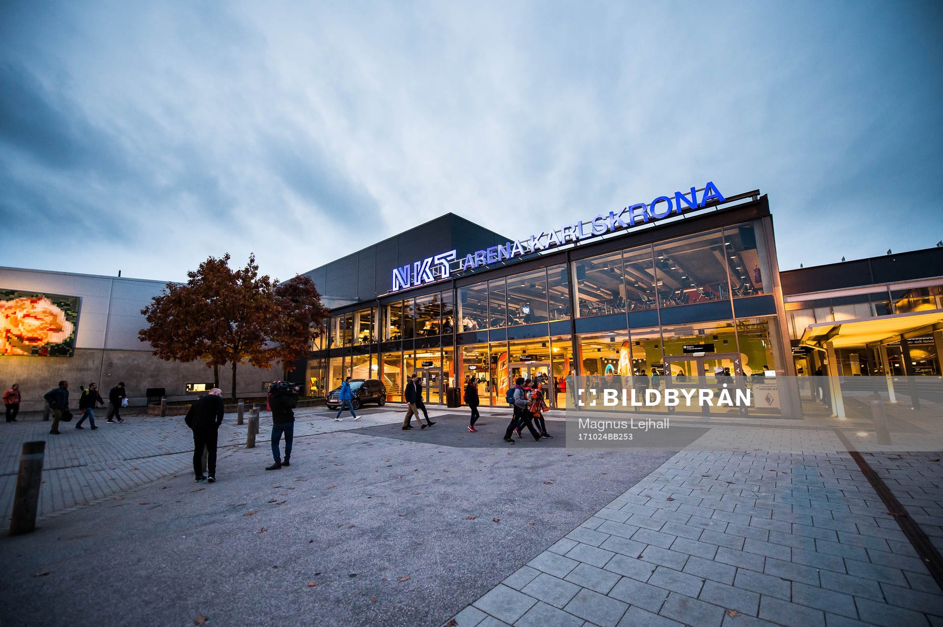 NKT arena innan ishockeymatchen i SHL mellan Karlskrona och