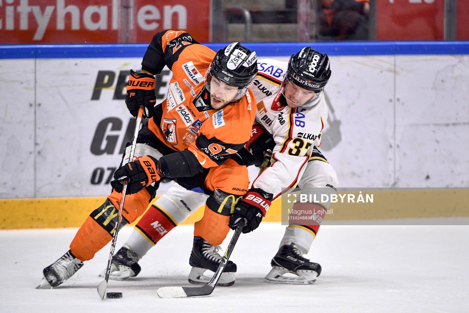 Karlskronas Konstantin Komarek och Luleås Isac Lundeström
