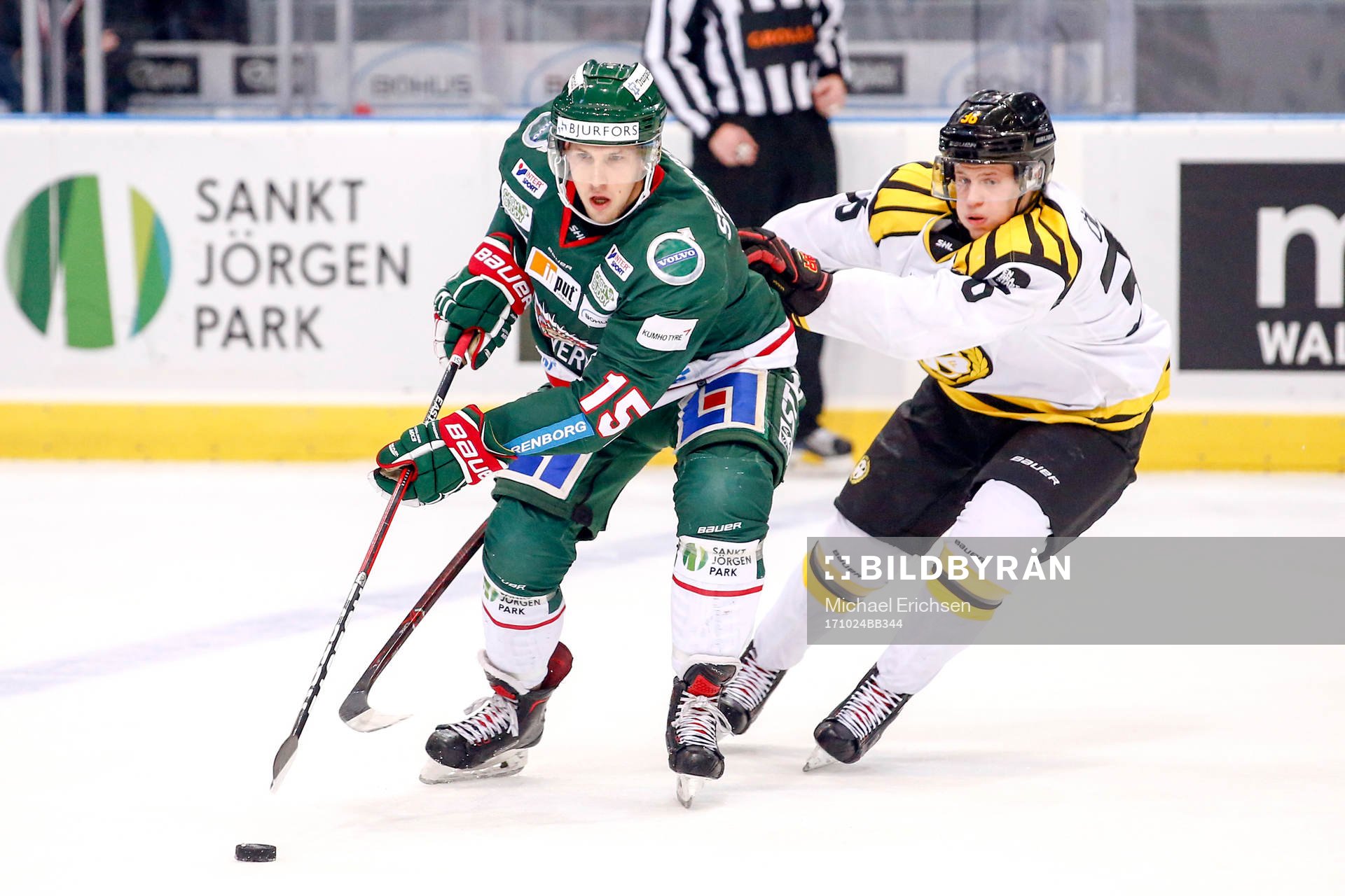 Frölundas Matt Donovan och Brynäs Linus Ölund