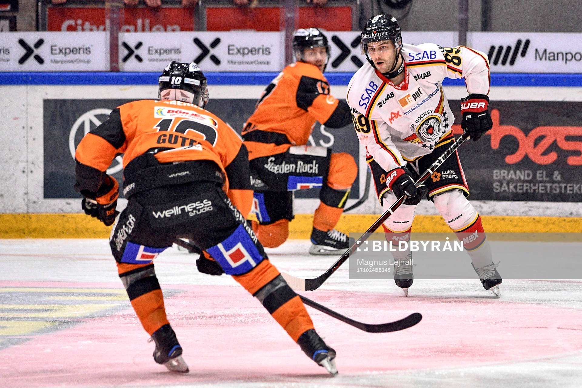 Karlskronas Mattias Guter och Luleås Ryan Johnston