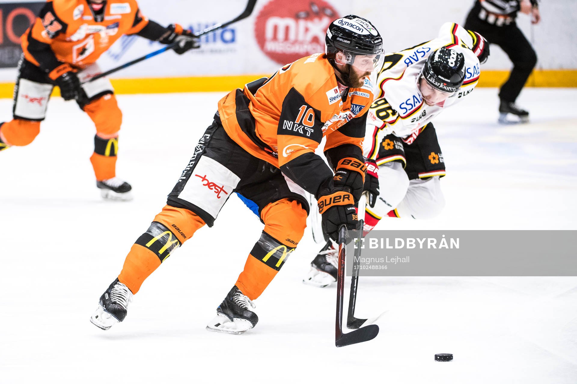 Karlskronas Mattias Guter  och Luleås Robin Kovacs