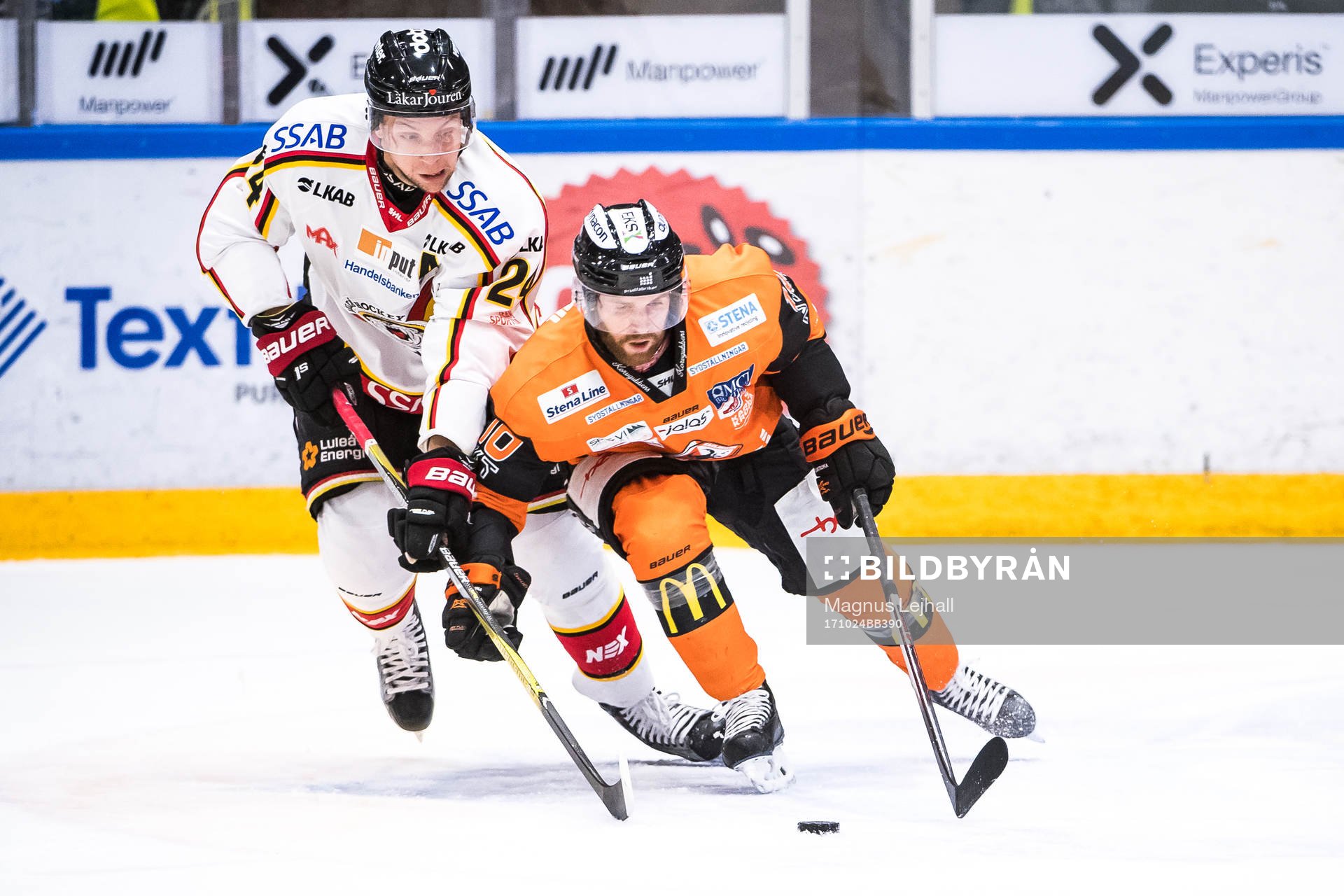 Luleås Johan Harju  och Karlskronas Mattias Guter
