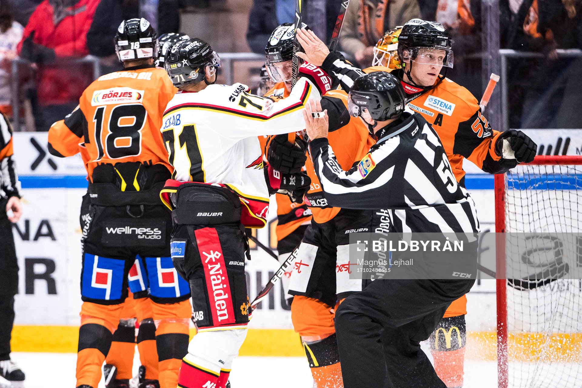 Luleås Patrick Cehlin och Karlskronas Joseph Jonssoni