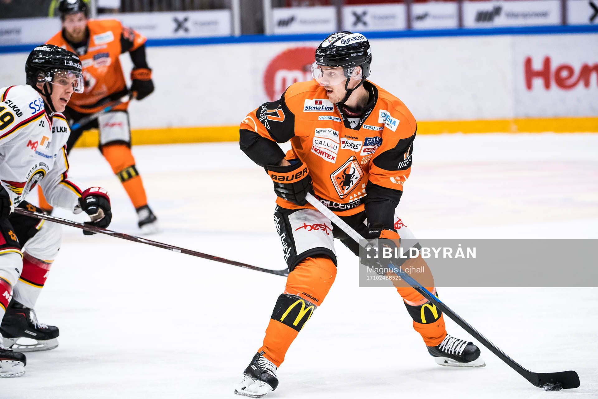 Luleås Joonas Jalvanti  och Karlskronas Joel Kellman