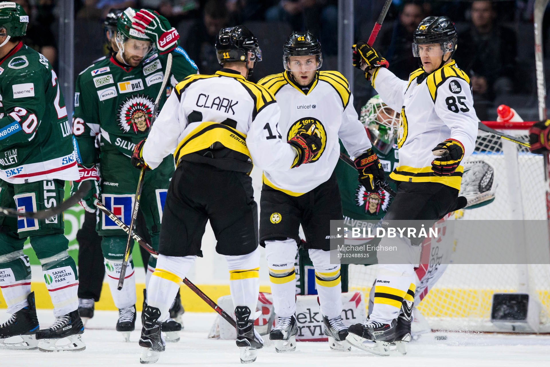 Brynäs Juuso Ikonen jublar