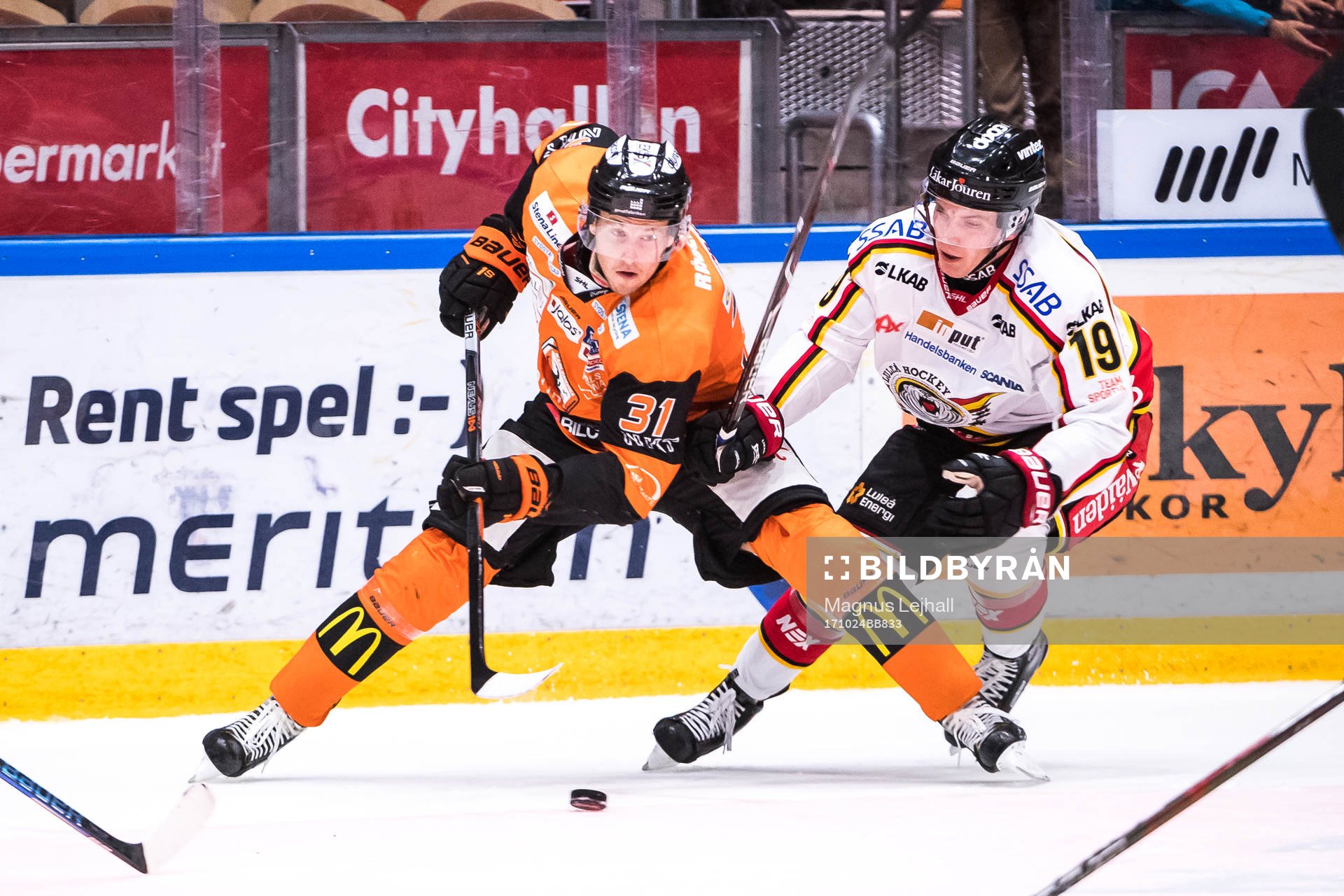 Karlskronas Marcus Paulsson  och Luleås Joonas Jalvanti
