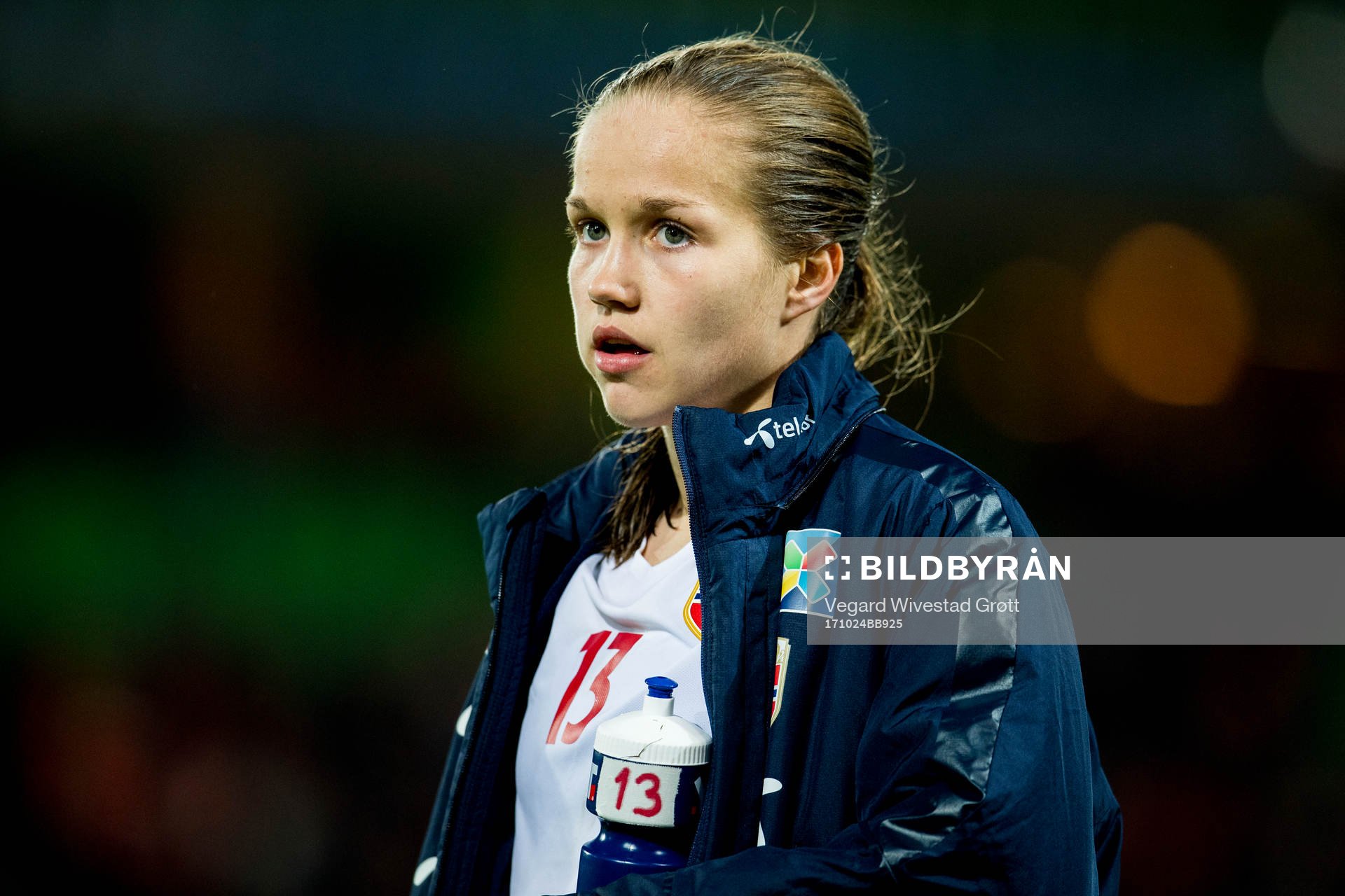 Guro Reiten of Norway looks dejected