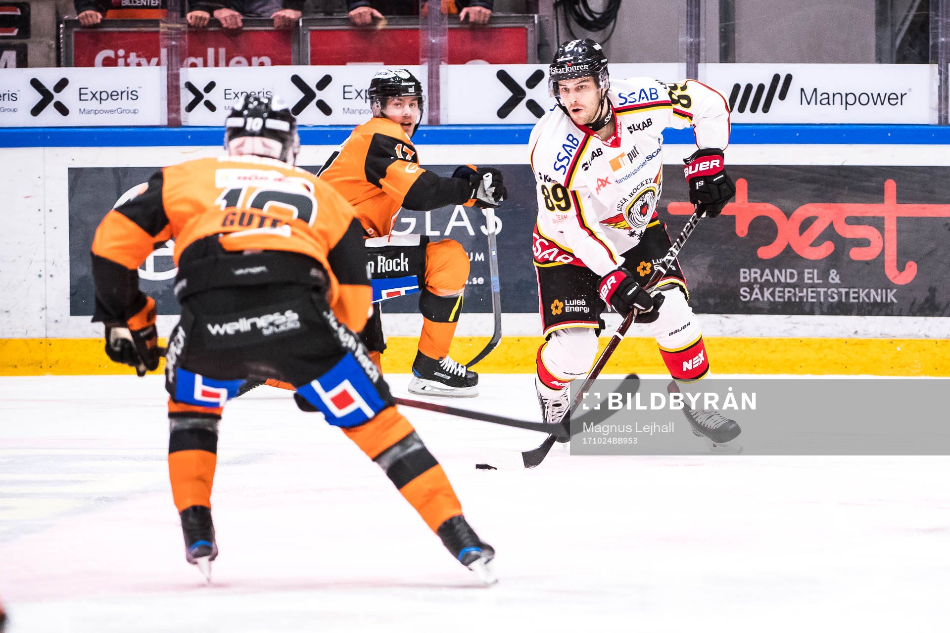 Karlskronas Mattias Guter och Luleås Ryan Johnston