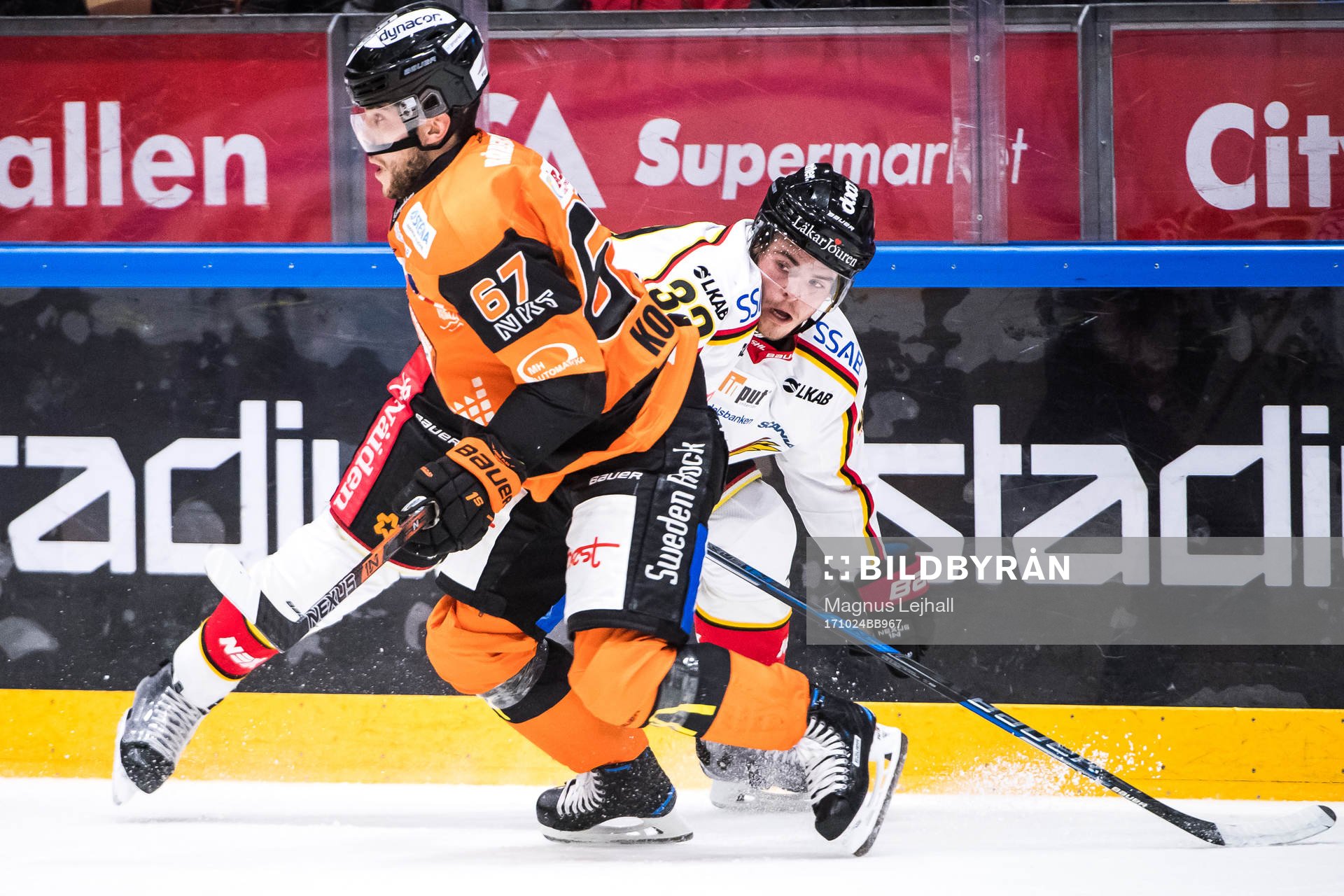 Karlskronas Konstantin Komarek  och Luleås Oscar Engsund