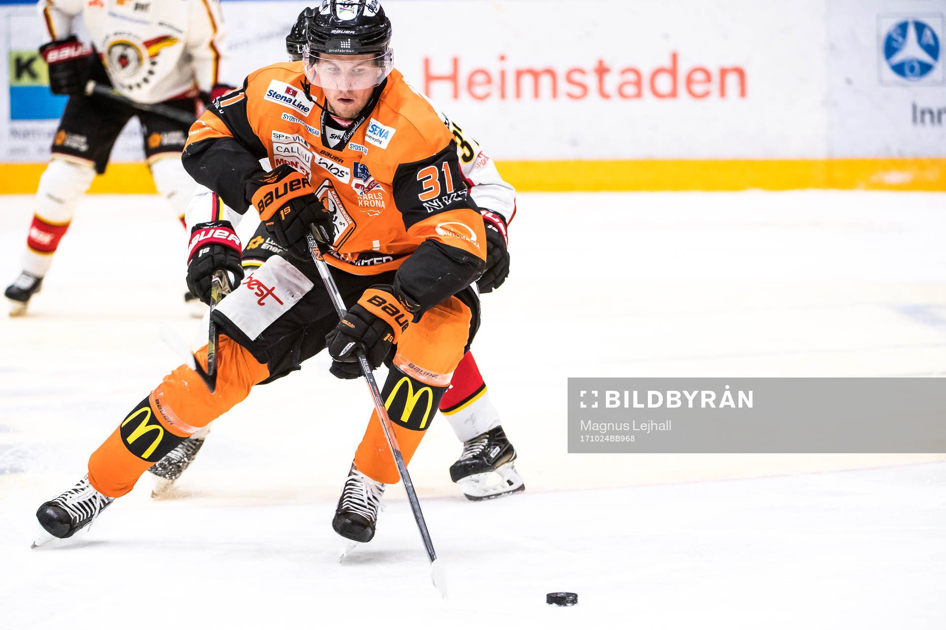 Luleås Isac Lundeström och Karlskronas Marcus Paulsson