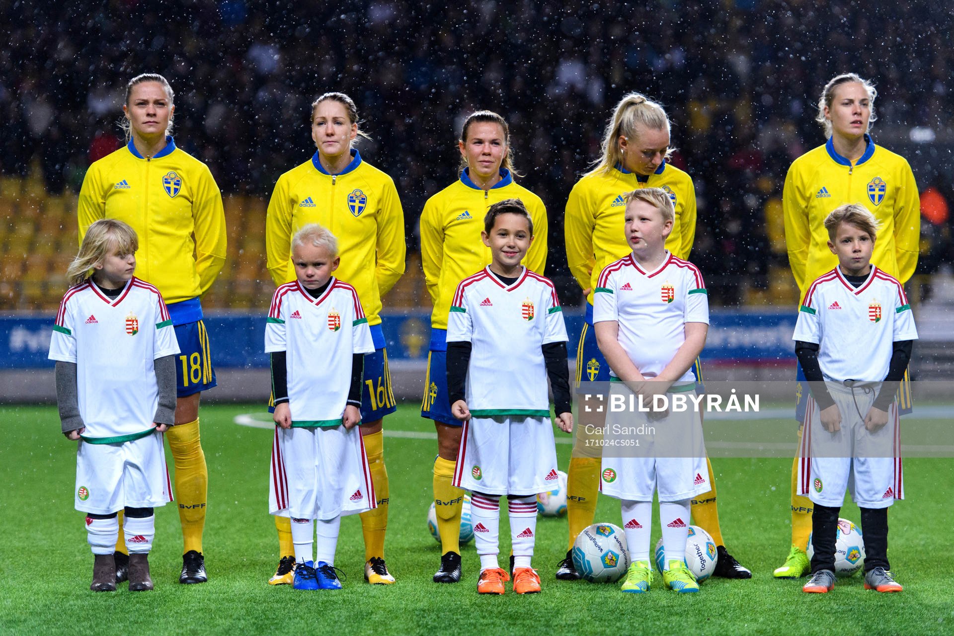 Sveriges Fridolina Rolfö, Mia Carlsson, Jessica