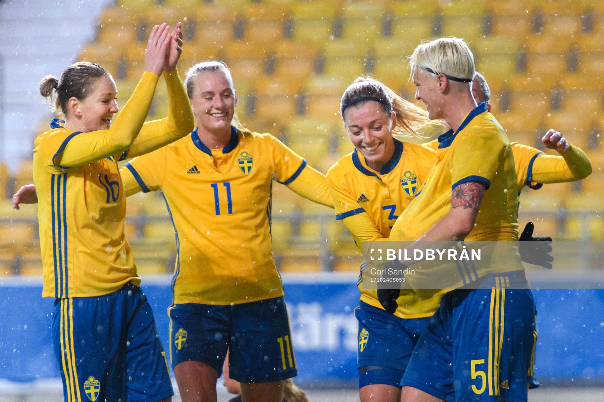 Sveriges Marija Banusic, Stina Blackstenius, Linda Sembrant