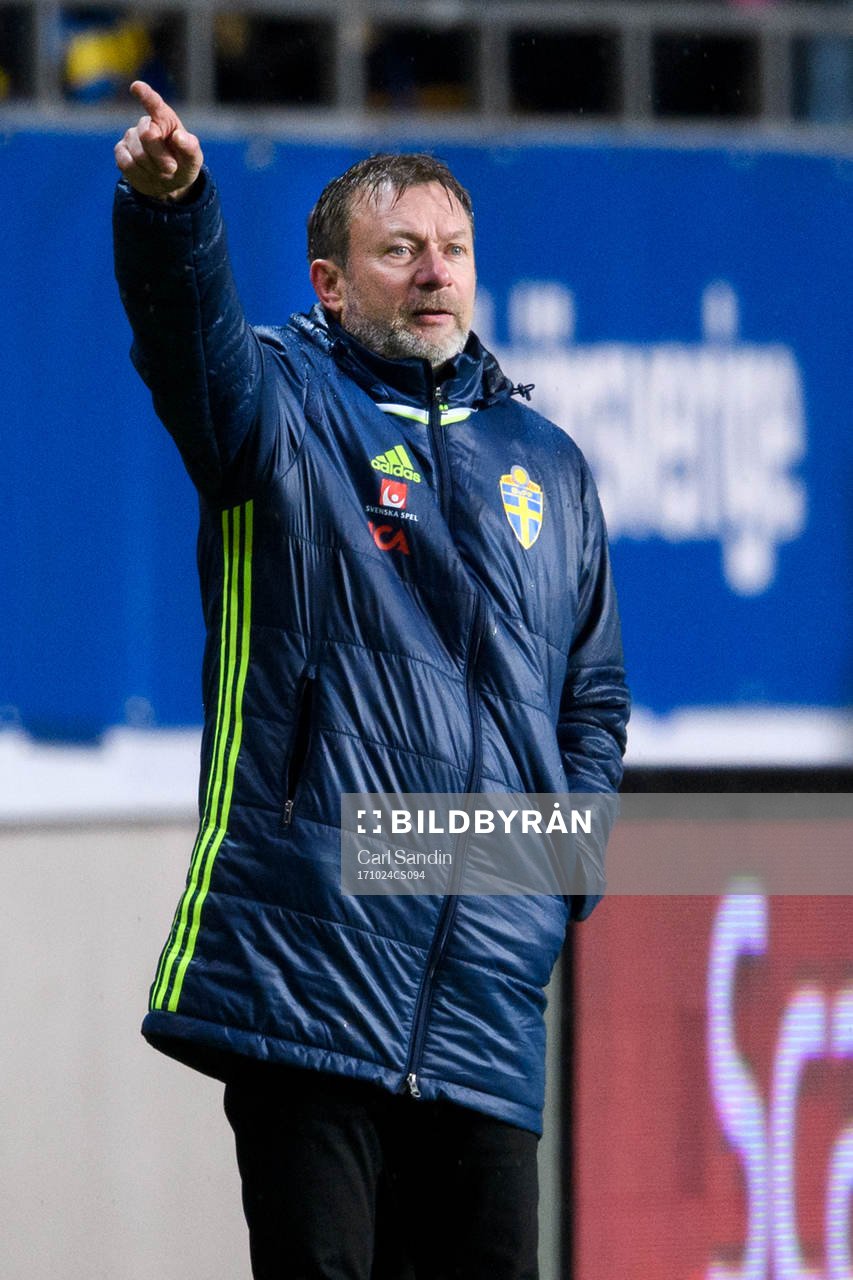 Sveriges förbundskapten Peter Gerhardsson