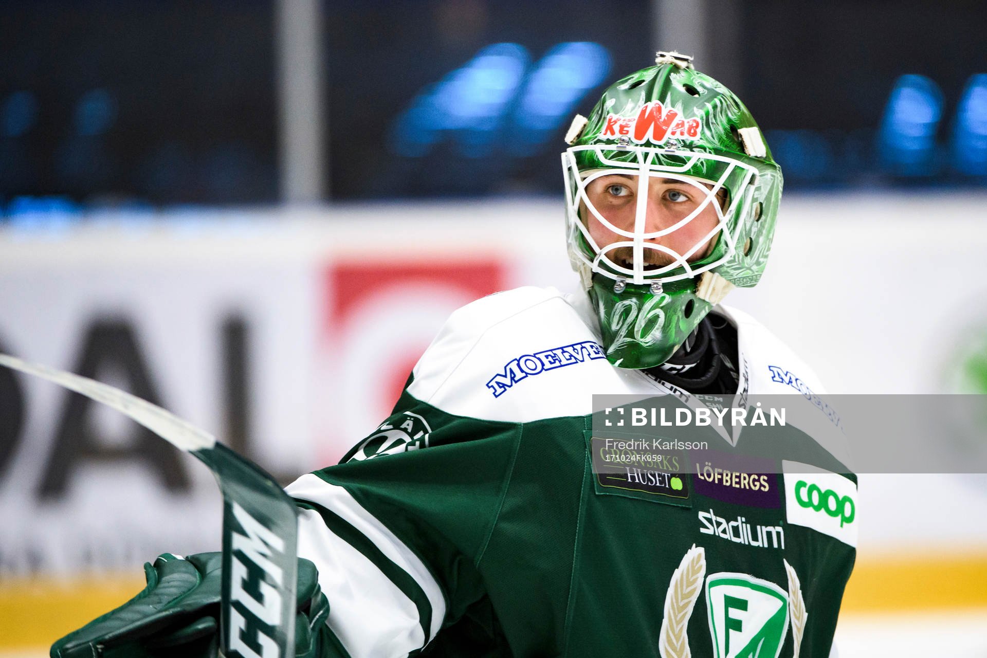 Färjestads målvakt Stefan Steen