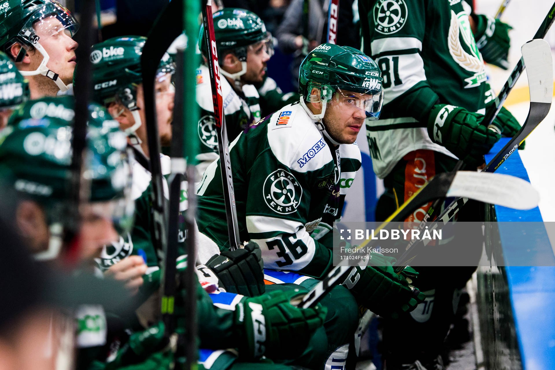 Färjestads Niklas Fogström deppar