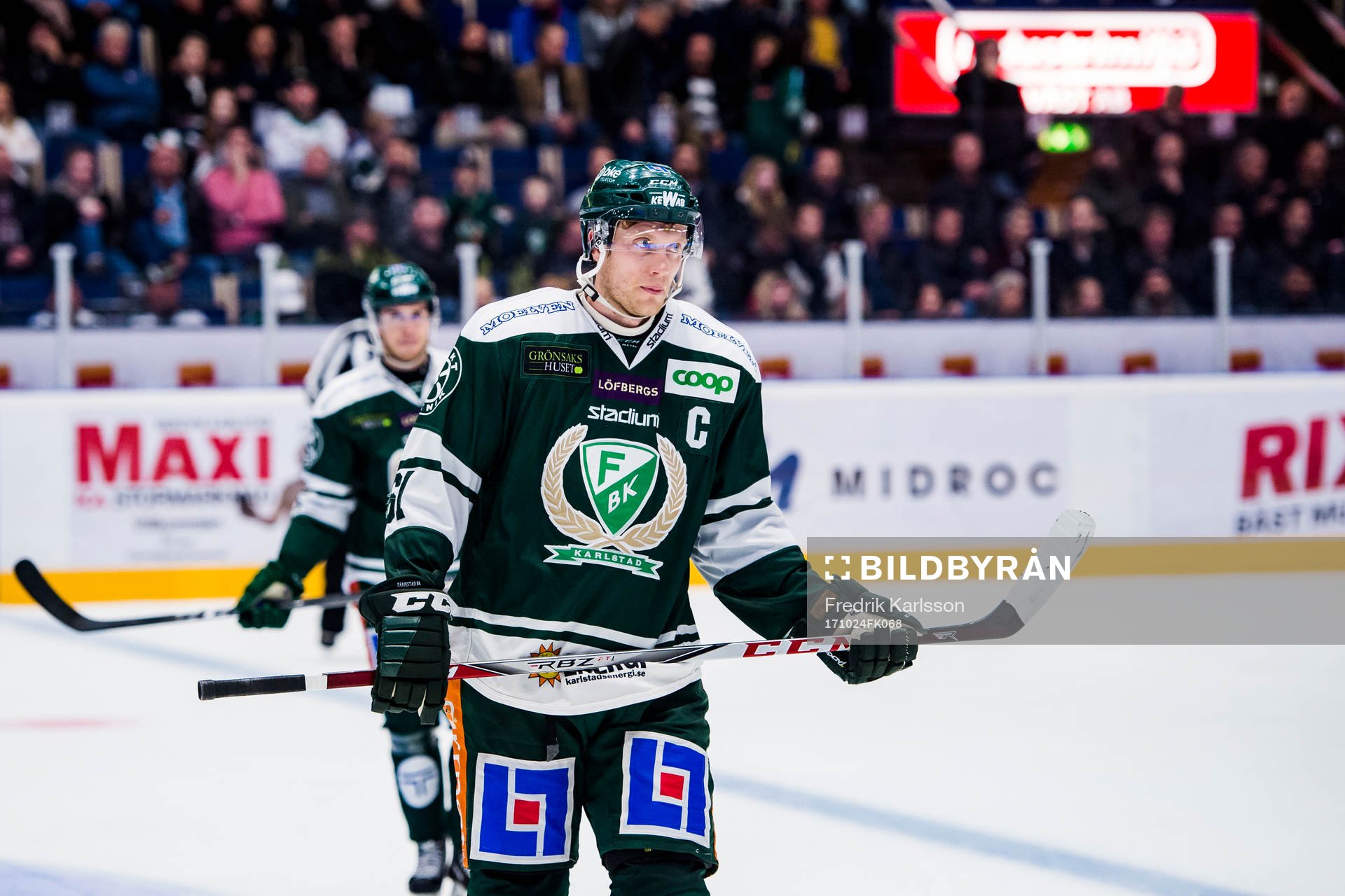 Färjestads Johan Ryno deppar