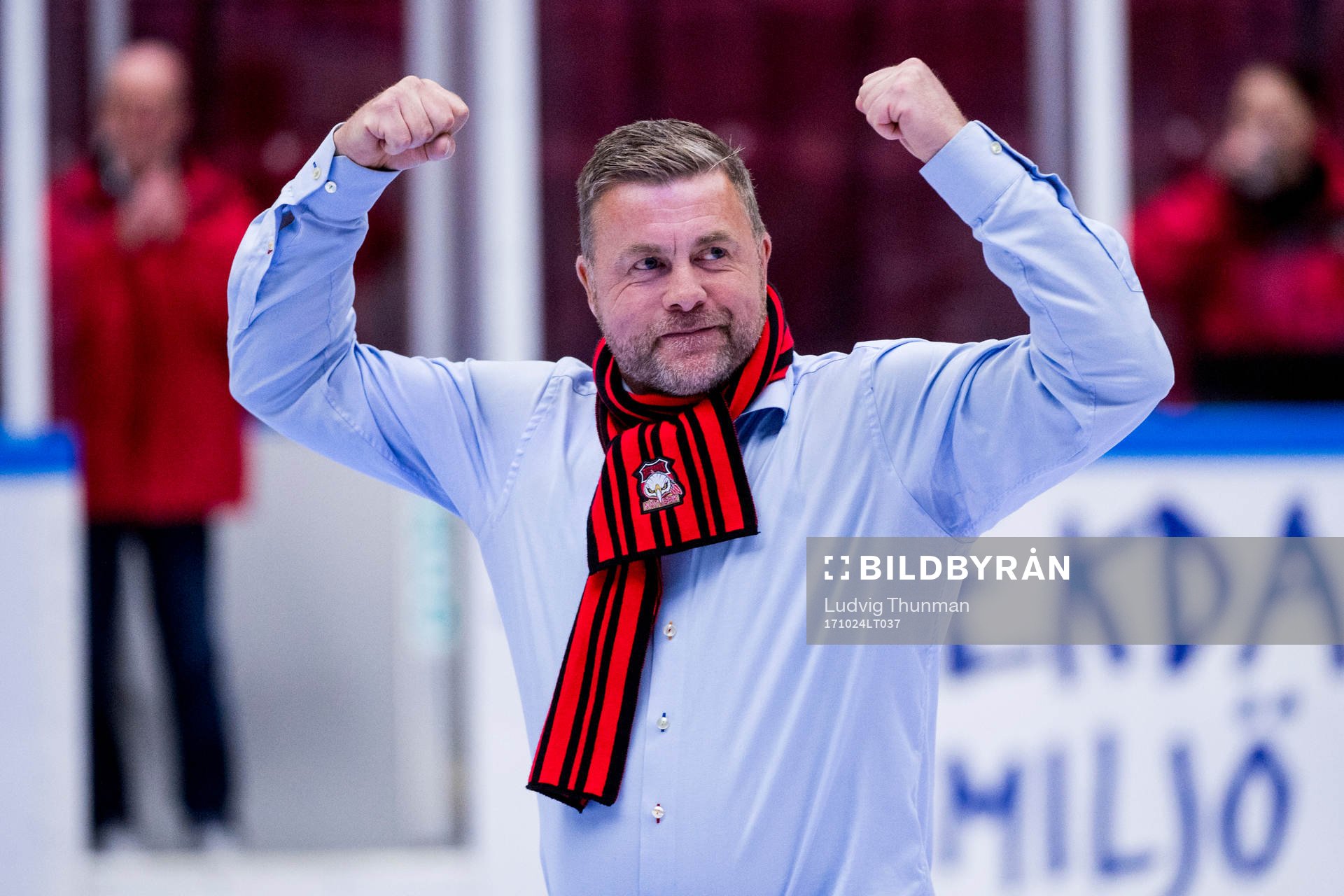 Bo Svanberg jublar i pausen